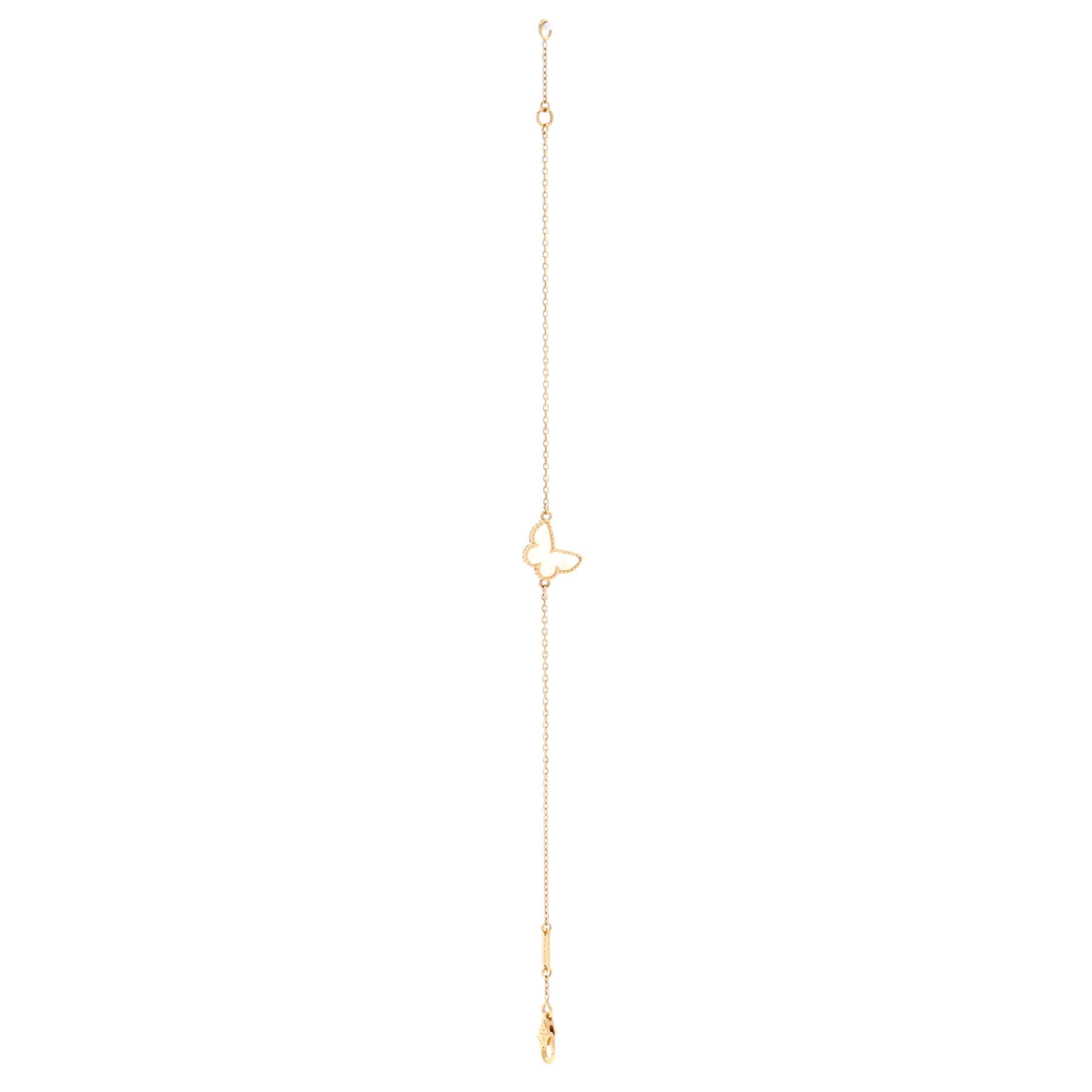 Van Cleef & Arpels Sweet Alhambra Butterfly Bracelet Size ONE SIZE - 3 Thumbnail