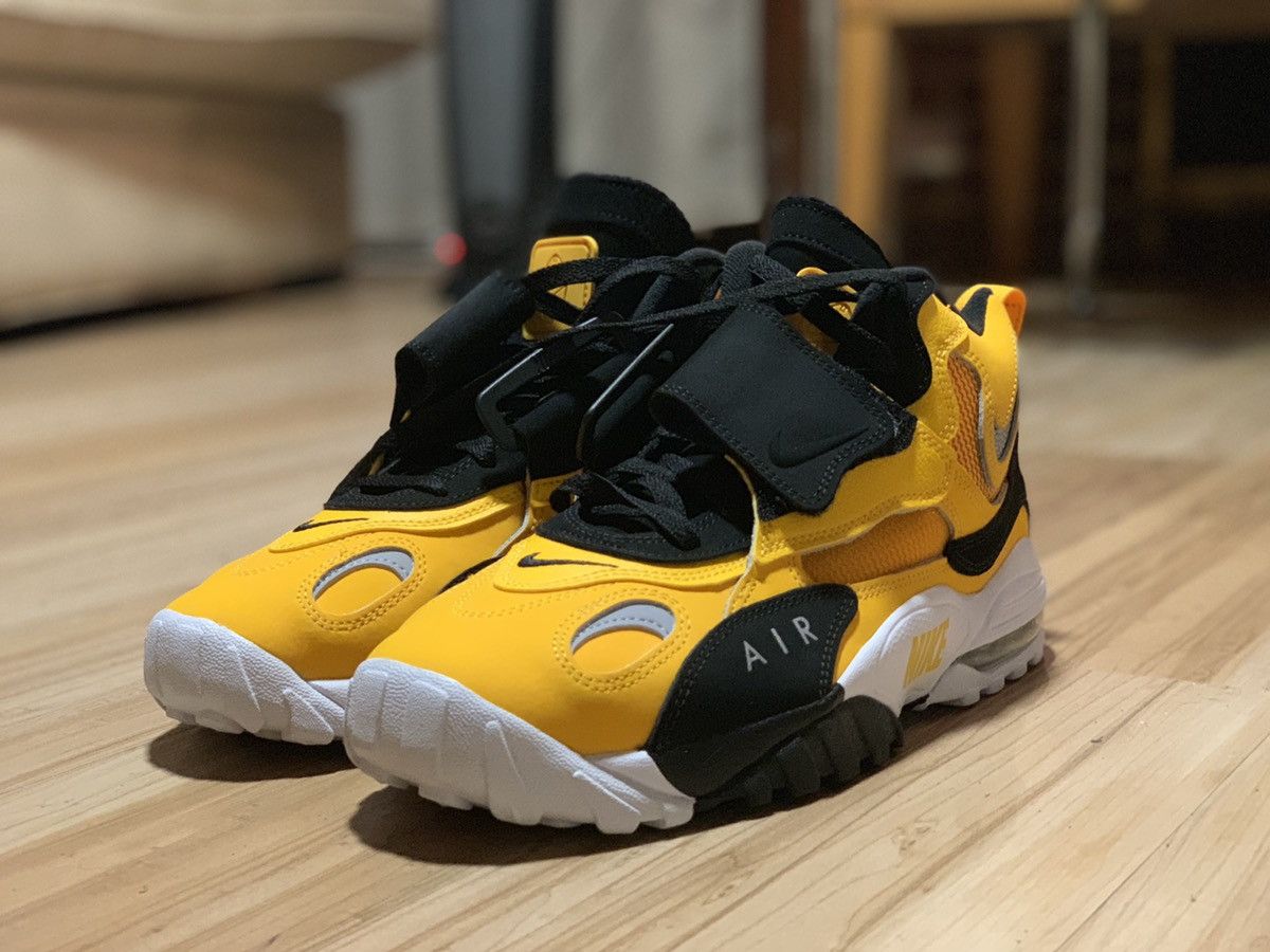 Nike air max speed turf steelers best sale