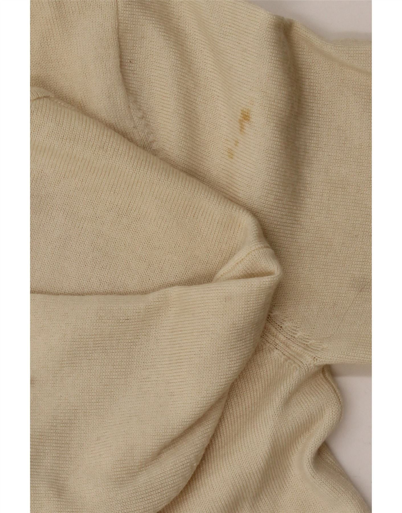 Ralph Lauren Womens Crop Bolero Jumper UK 16 Large Off White Wool Size M / US 6-8 / IT 42-44 - 3 Thumbnail
