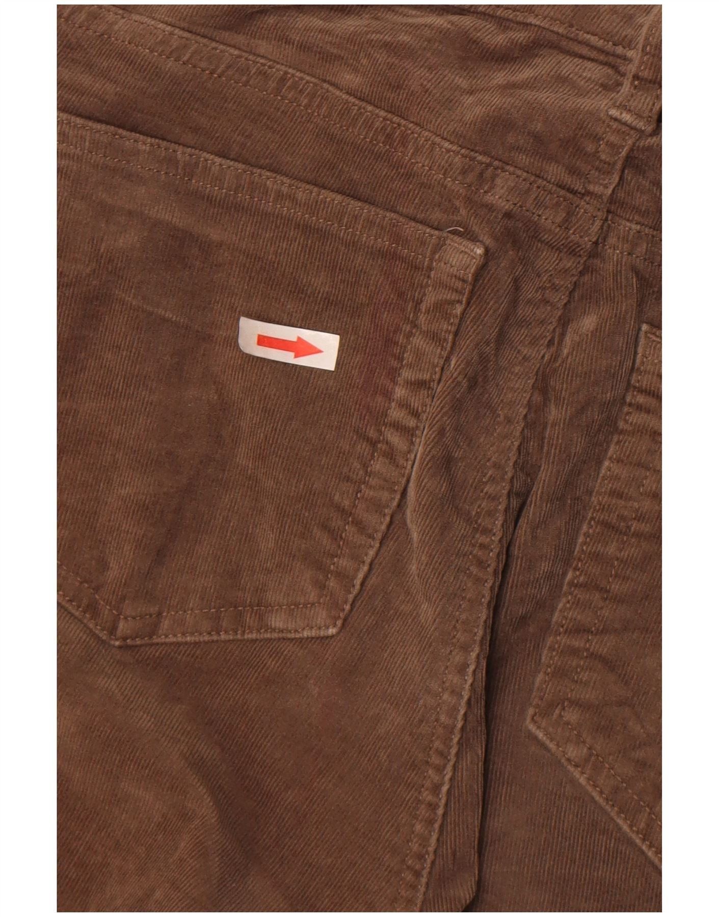 Ralph Lauren Womens Slim Corduroy Trousers US 8 Medium W31 L31 Brown Cott Size 27" / US 4 / IT 40 - 3 Thumbnail