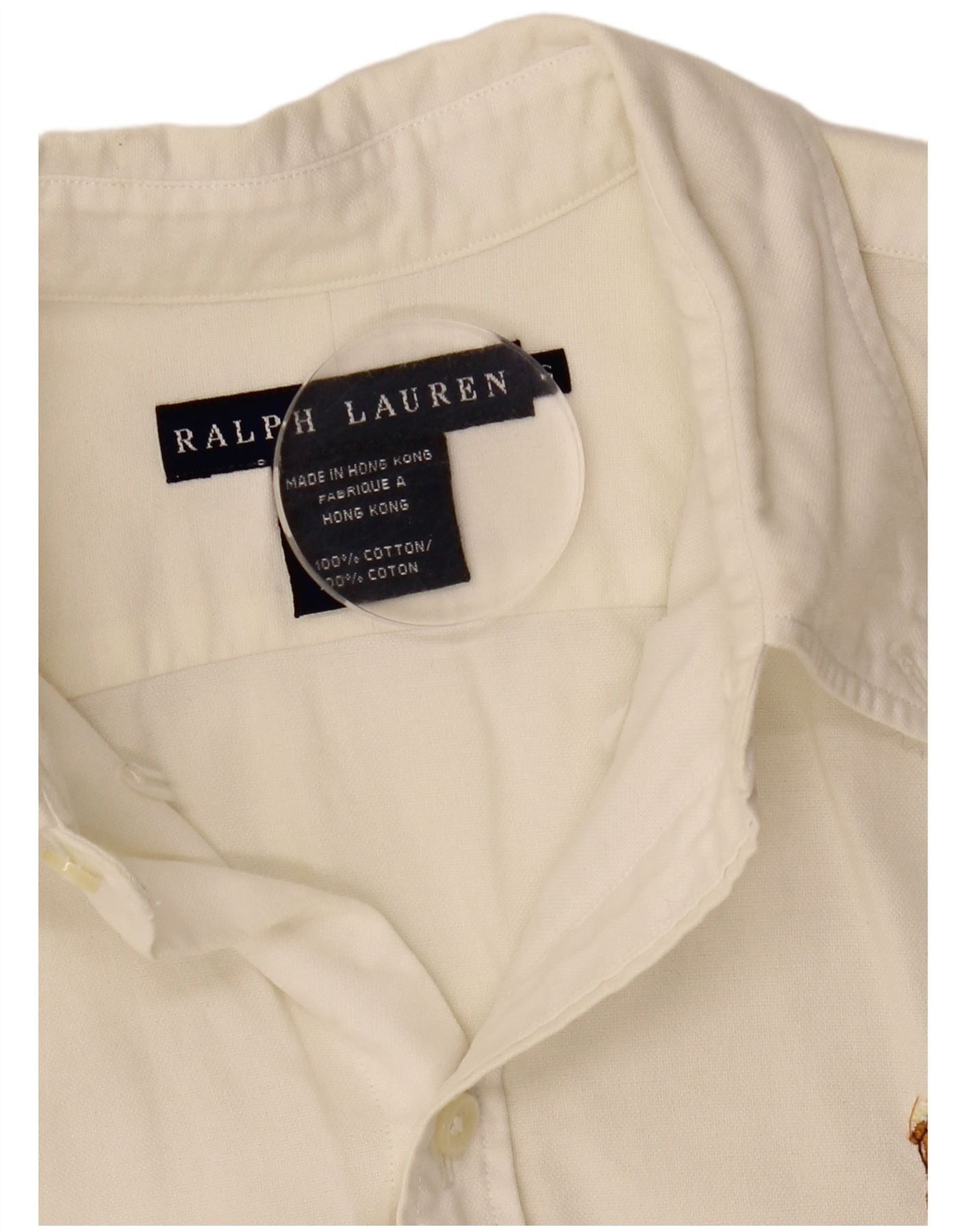 Ralph Lauren Womens Shirt US 6 Medium White Cotton Size S / US 4 / IT 40 - 6 Thumbnail