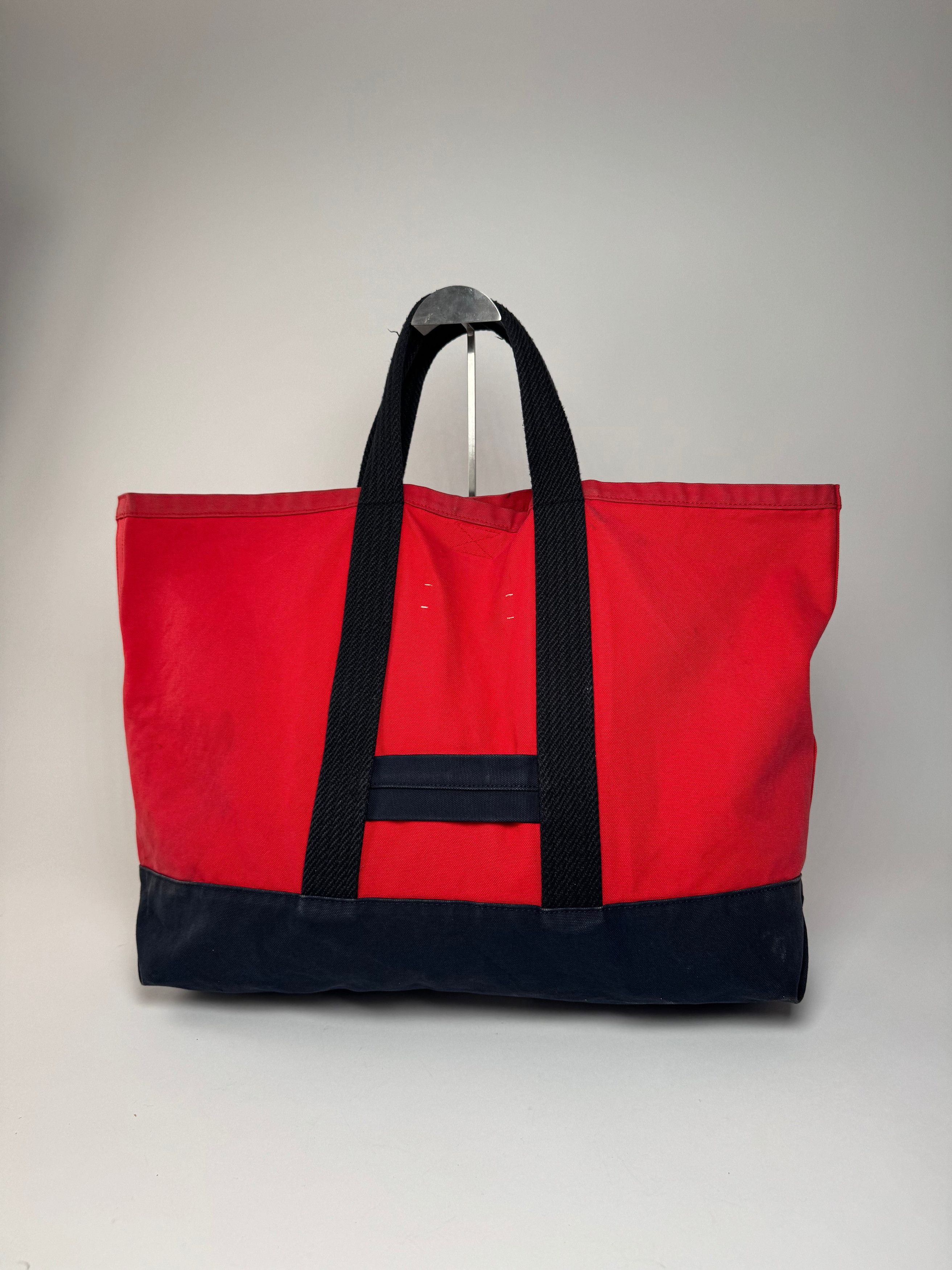 Marni Vintage Canvas Tote Bag Red Black Brown Size ONE SIZE - 9 Thumbnail