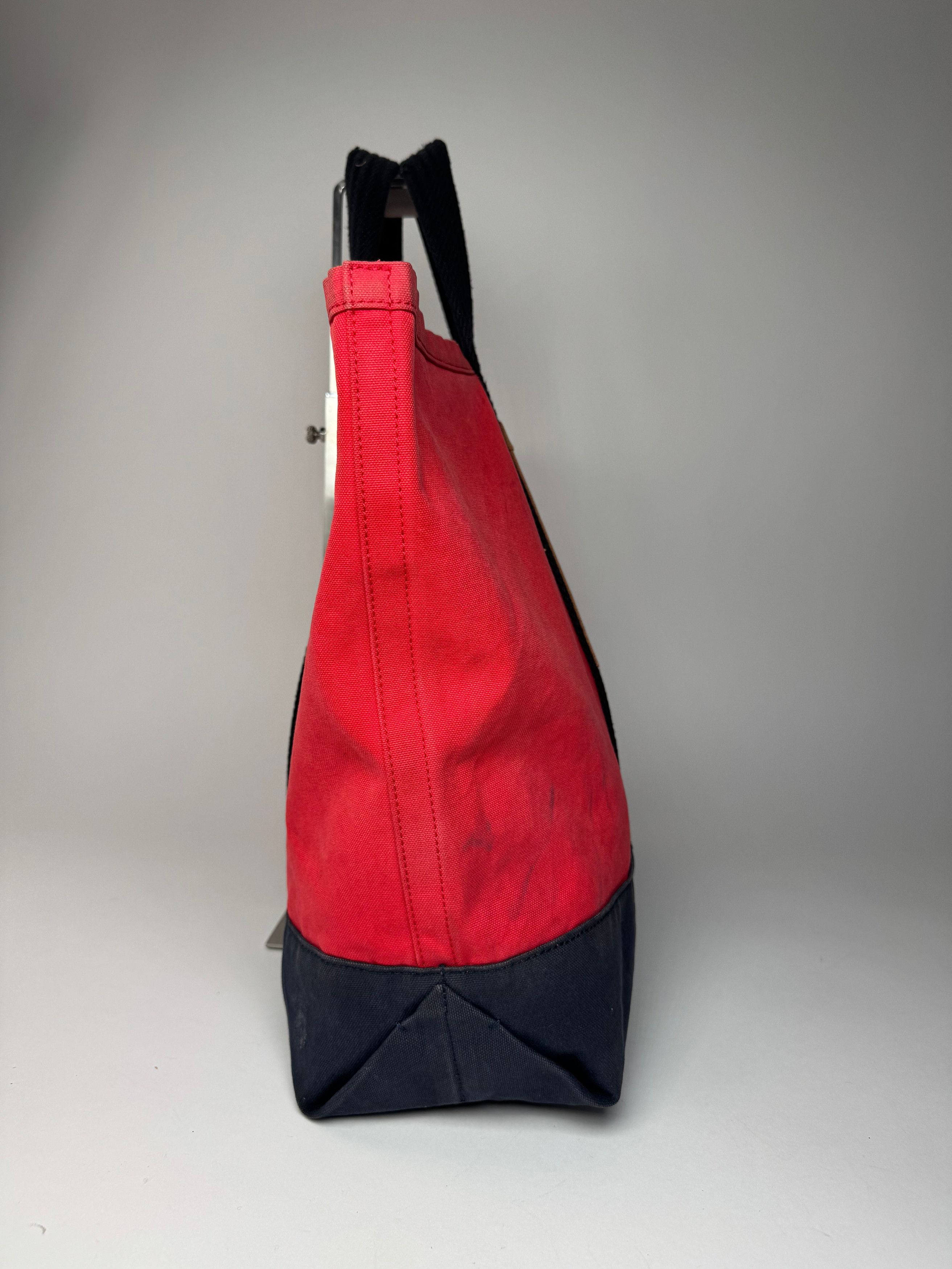 Marni Vintage Canvas Tote Bag Red Black Brown Size ONE SIZE - 8 Thumbnail
