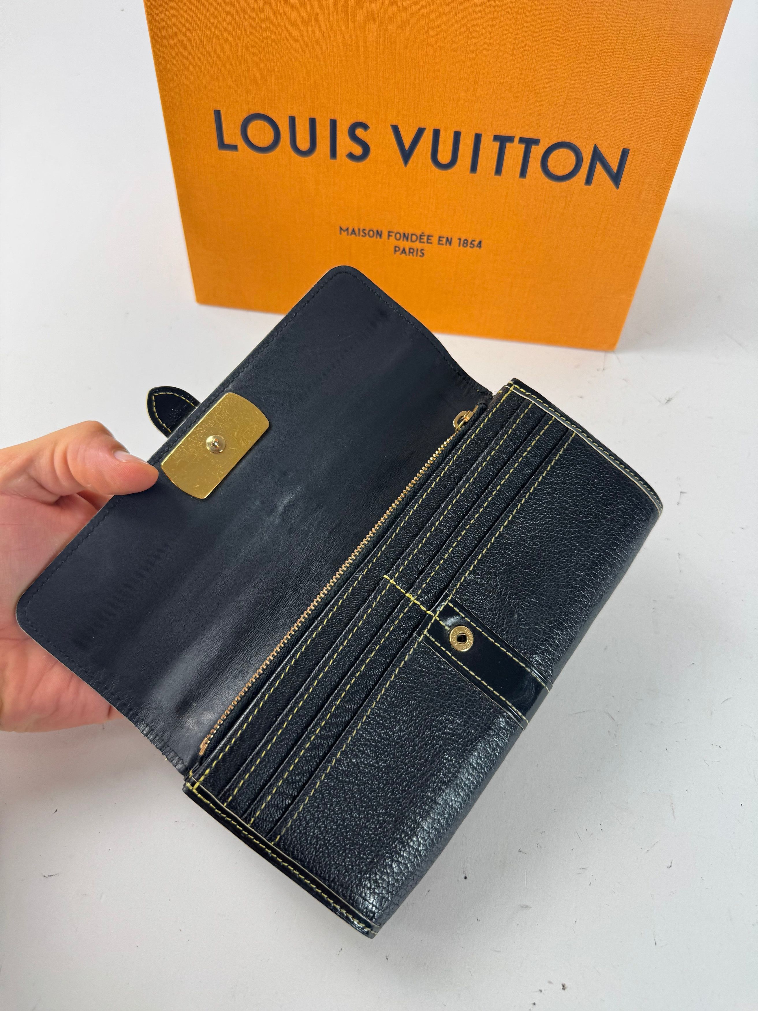 Louis Vuitton Vintage Leather wallet Black Size ONE SIZE - 5 Thumbnail