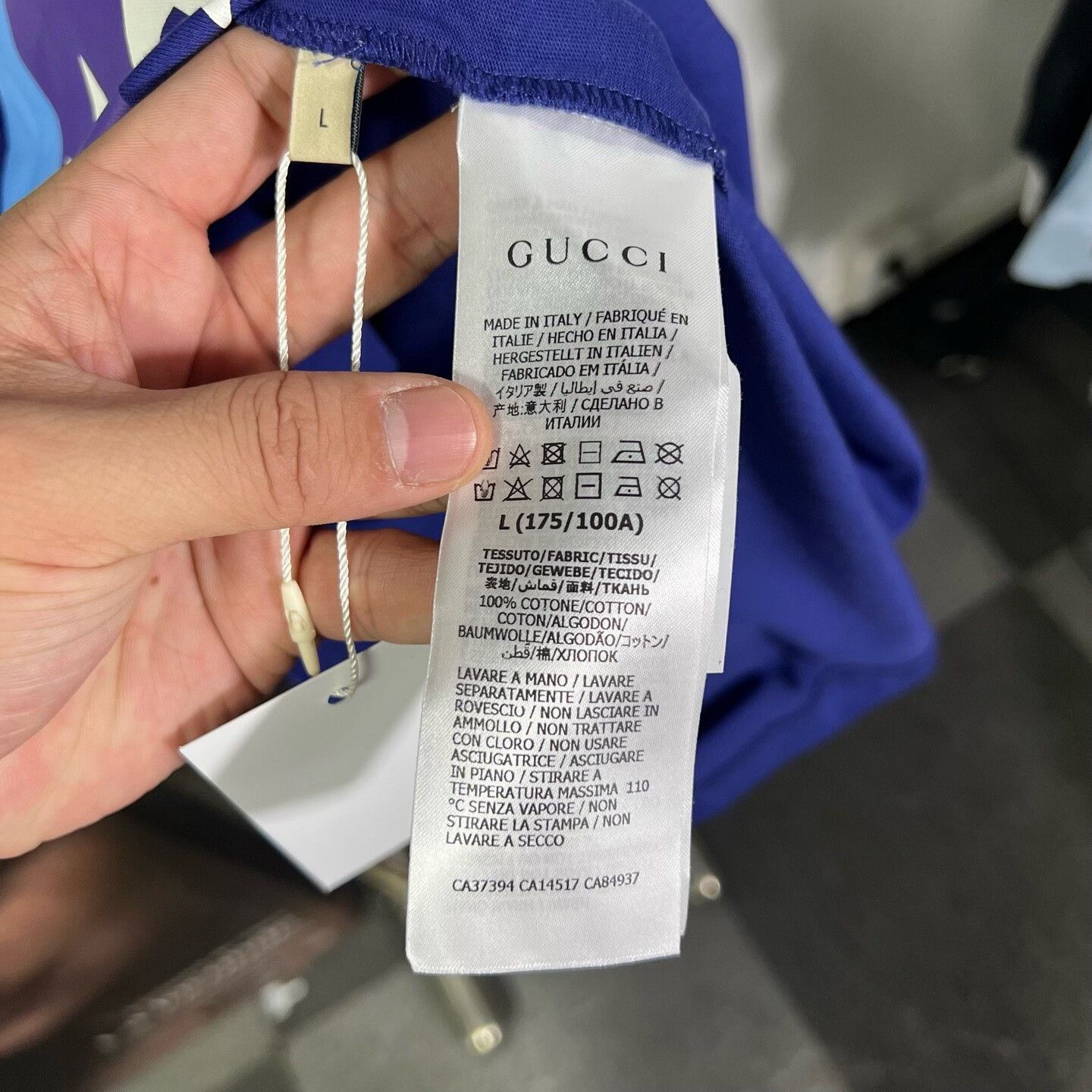 Gucci Gucci Multicolor Star Logo T-Shirt Size L Size US L / EU 52-54 / 3 - 4 Thumbnail