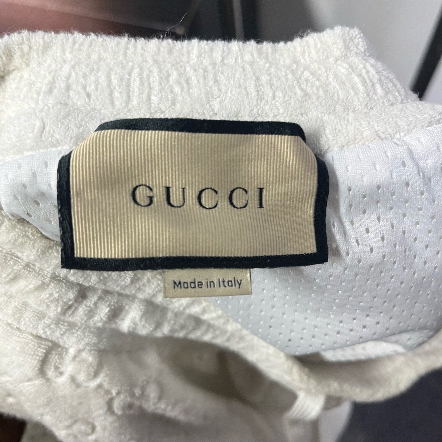 Gucci Gucci GG Monogram Terry Cloth Web Shorts XS Size US 28 / EU 44 - 3 Thumbnail