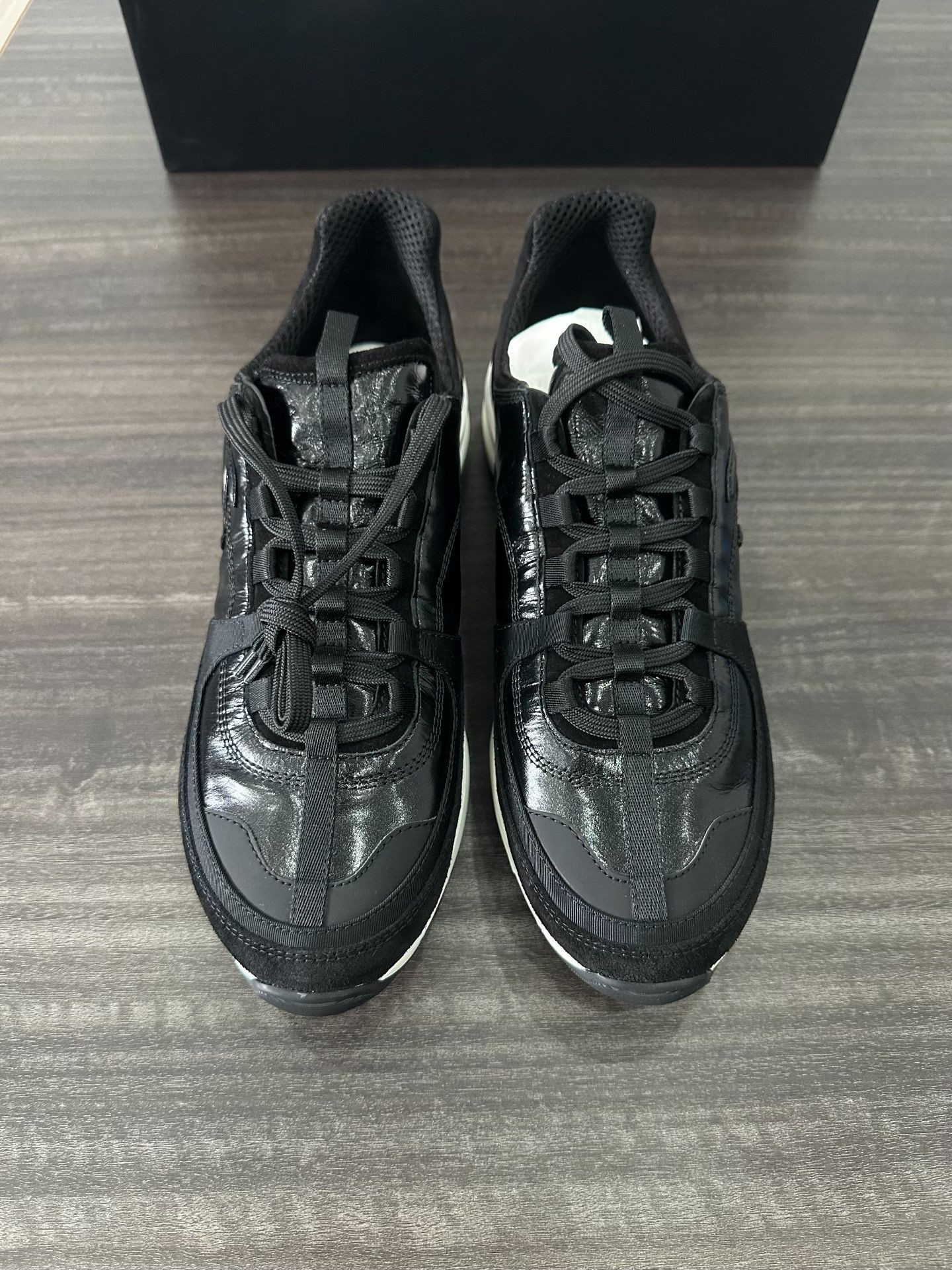 Chanel Chanel Black Lowtop Sneakers 10 Men Size US 10 / EU 43 - 2 Thumbnail