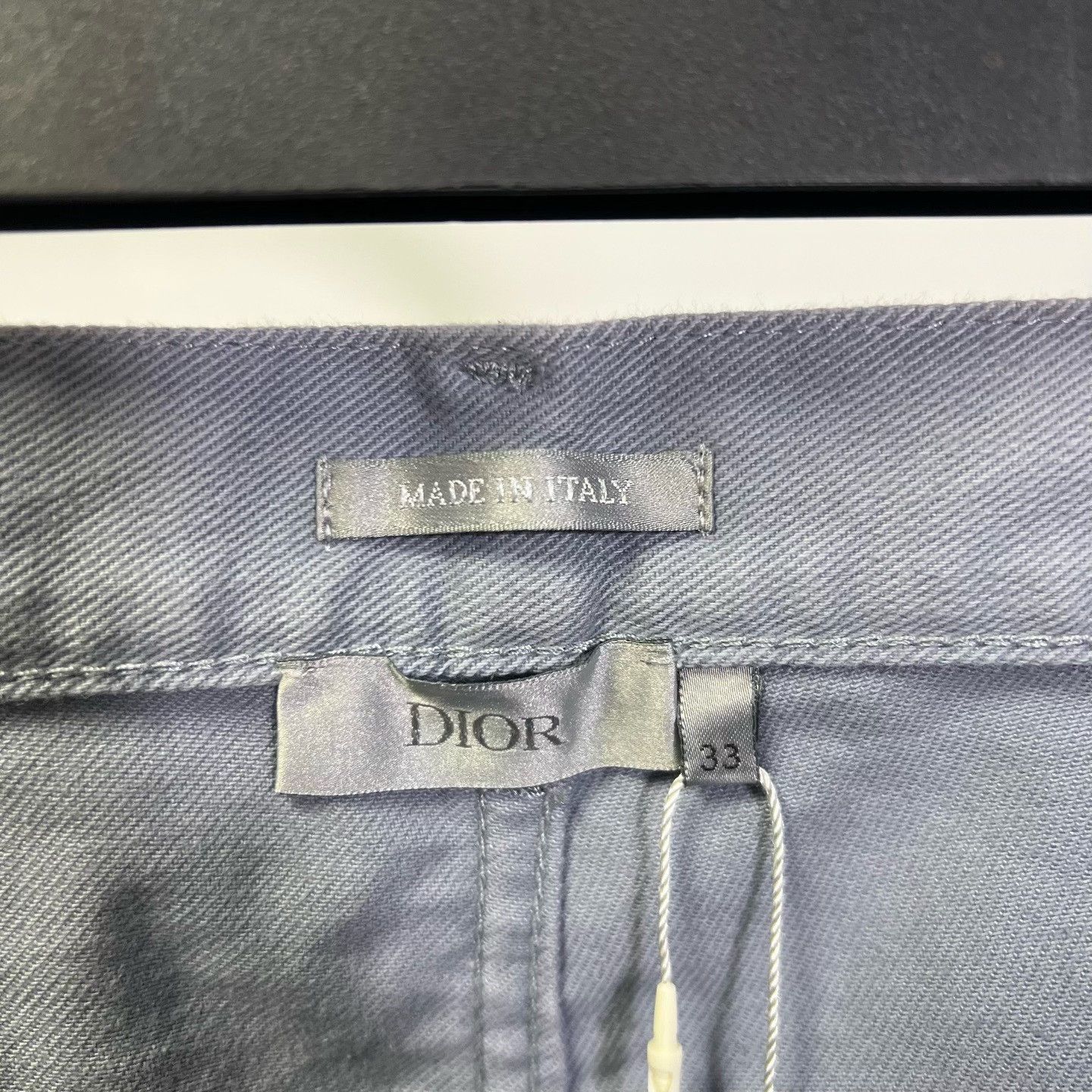 Dior Dior Gray Washed Denim Jeans 33 Size US 33 - 3 Thumbnail