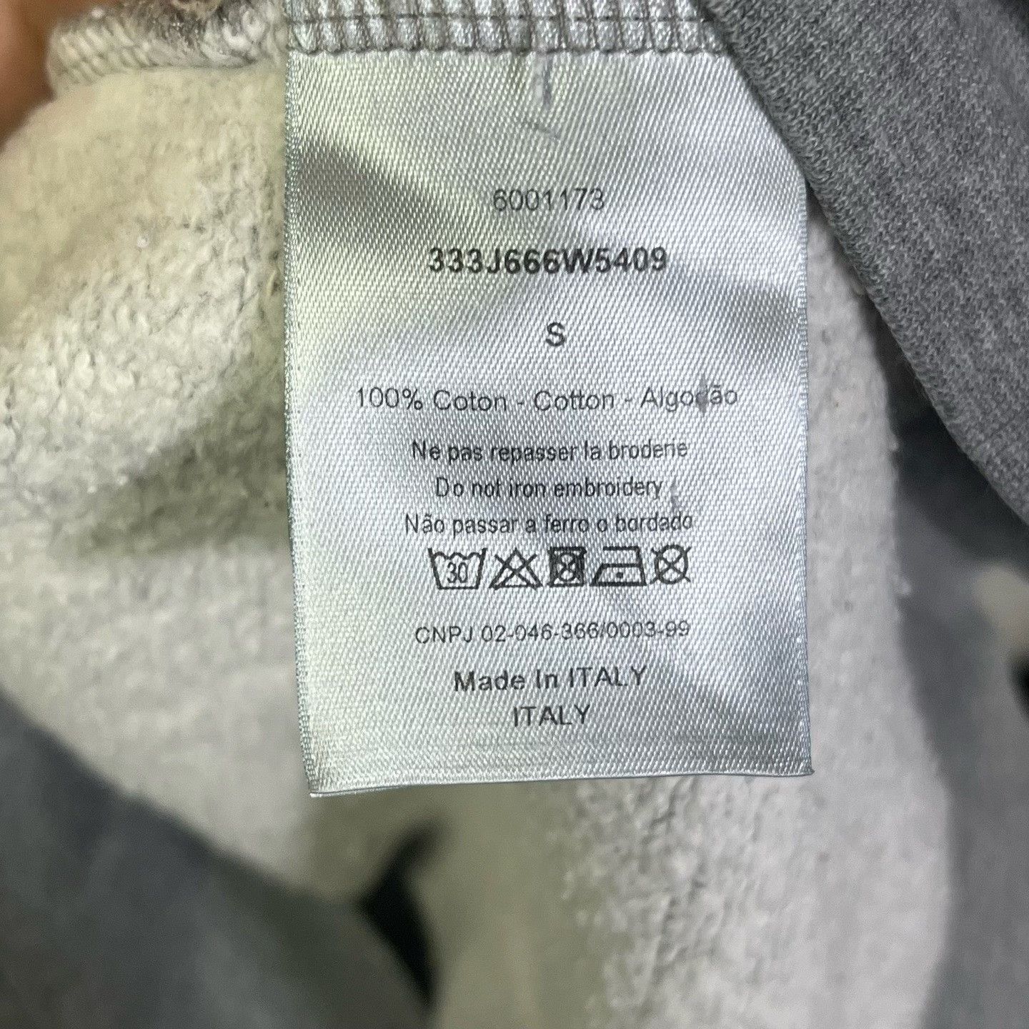 Dior Dior Script Logo Embroidery Sweatshirt S Size US S / EU 44-46 / 1 - 4 Thumbnail