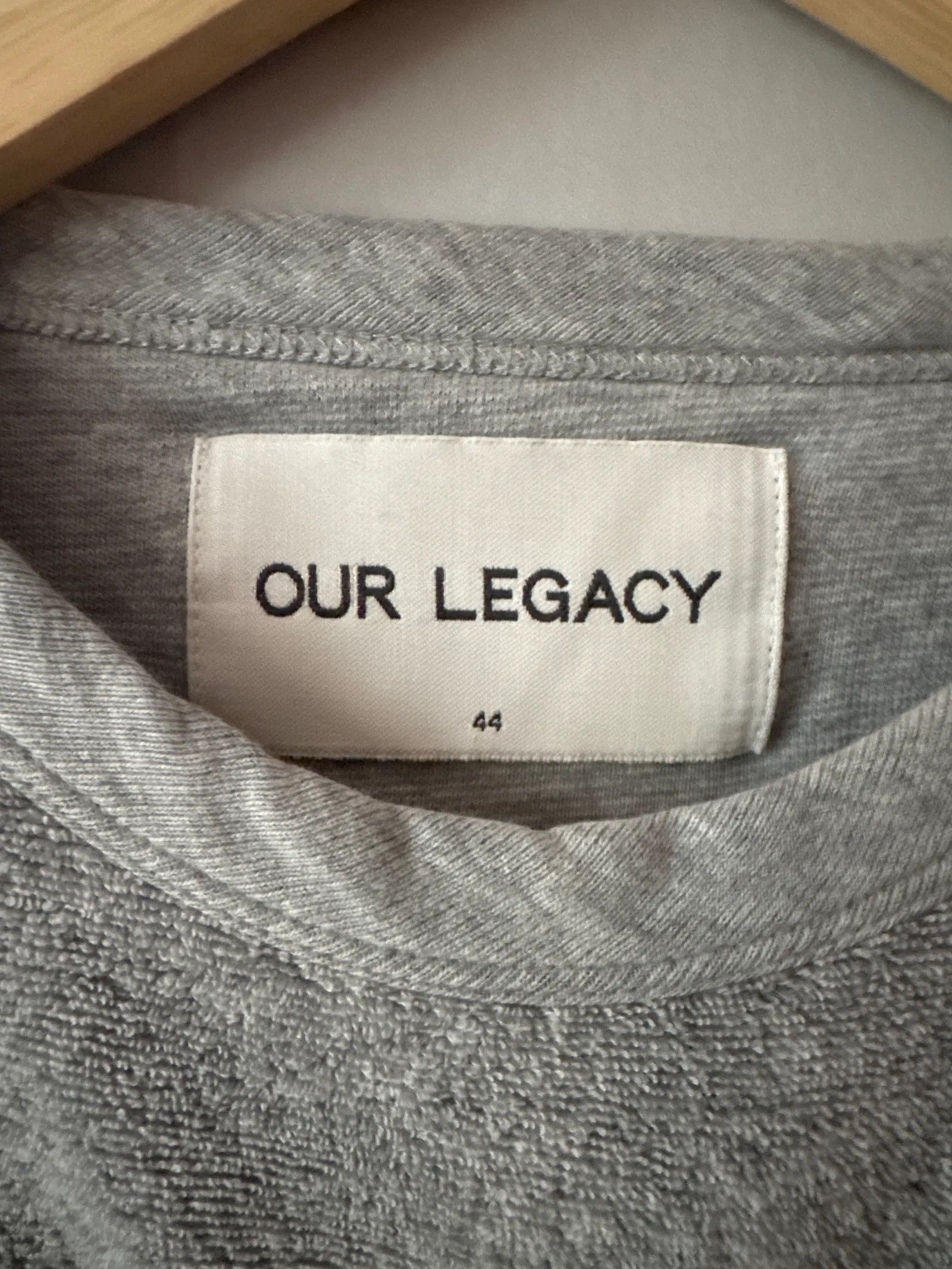 Our Legacy Our Legacy Grey Melange Terry Cardigan Size US S / EU 44-46 / 1 - 2 Thumbnail