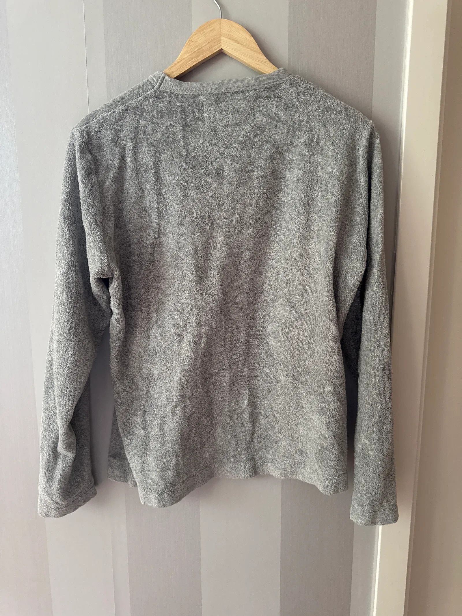 Our Legacy Our Legacy Grey Melange Terry Cardigan Size US S / EU 44-46 / 1 - 4 Thumbnail