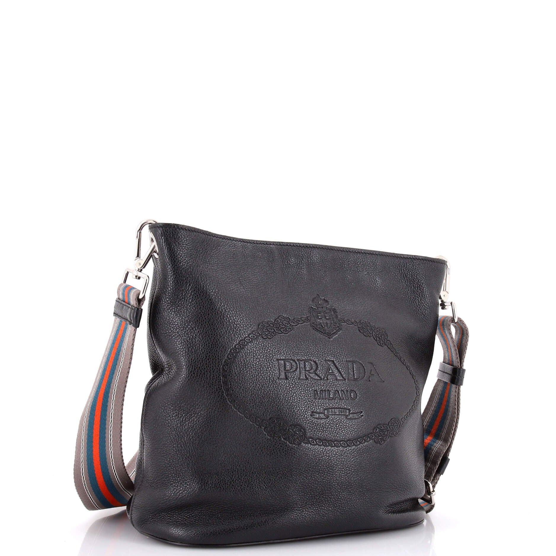 Prada Logo Bucket Messenger Bag Size ONE SIZE - 2 Thumbnail