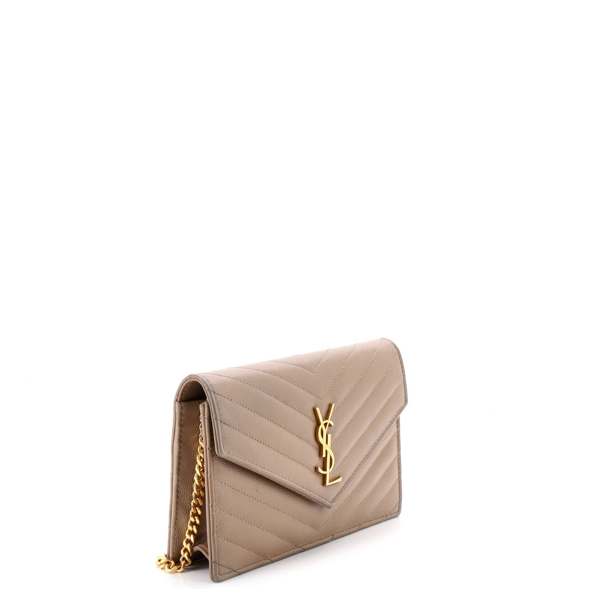 Saint Laurent Paris Classic Monogram Wallet on Chain Size ONE SIZE - 2 Thumbnail