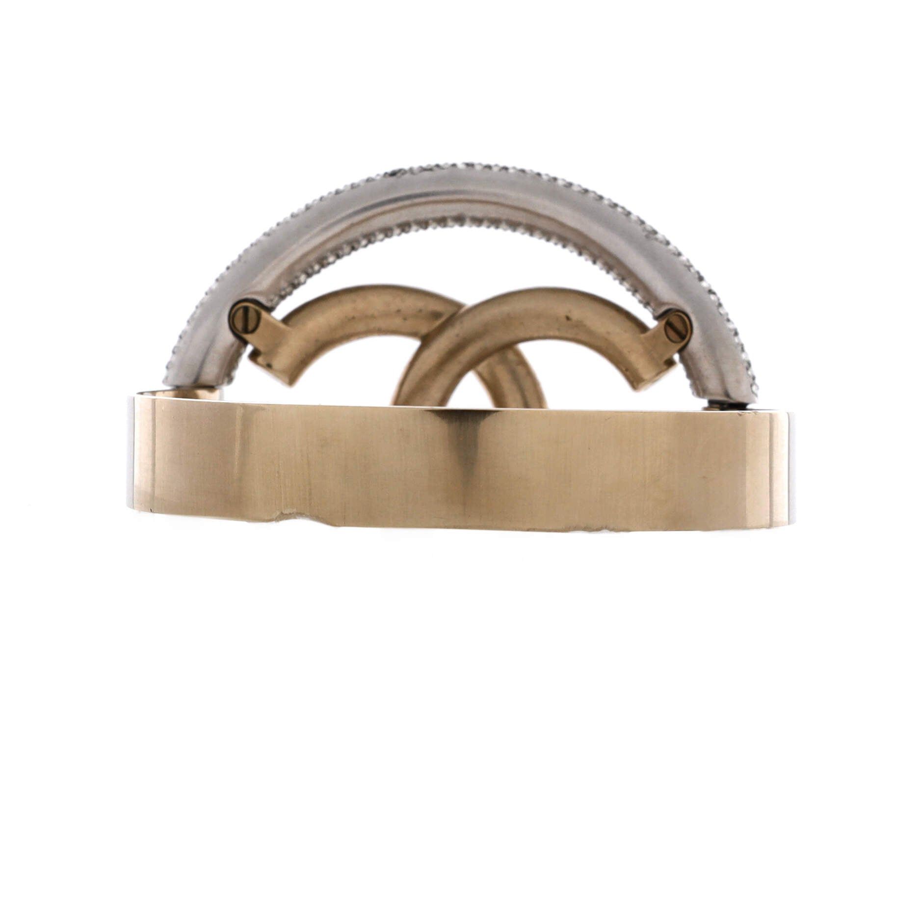 Chanel Circle CC Cutout Cuff Bracelet Size ONE SIZE - 2 Thumbnail