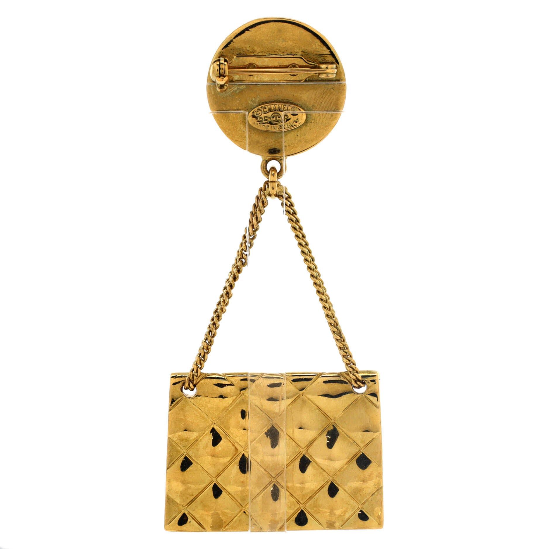 Chanel Vintage Medallion Flap Bag Brooch Size ONE SIZE - 2 Thumbnail