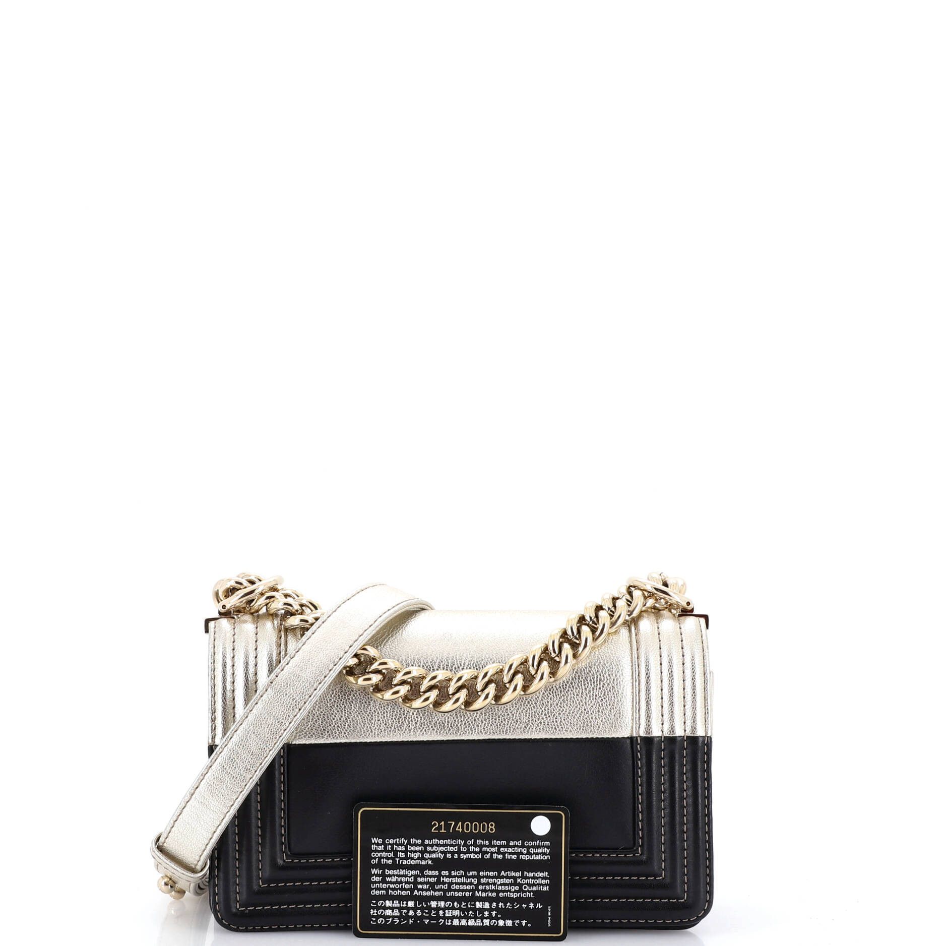 Chanel Bicolor Boy Flap Bag Size ONE SIZE - 2 Thumbnail