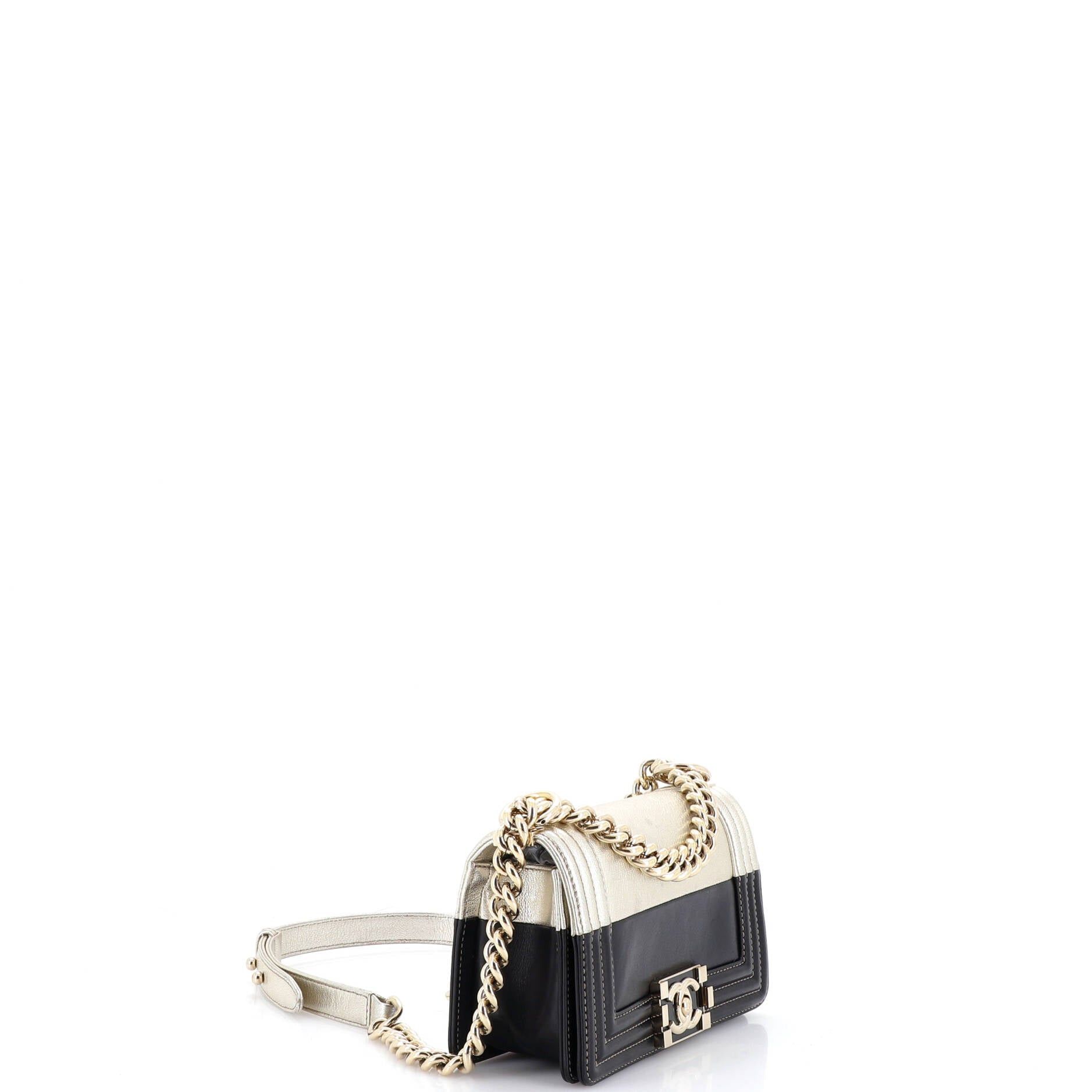 Chanel Bicolor Boy Flap Bag Size ONE SIZE - 3 Thumbnail