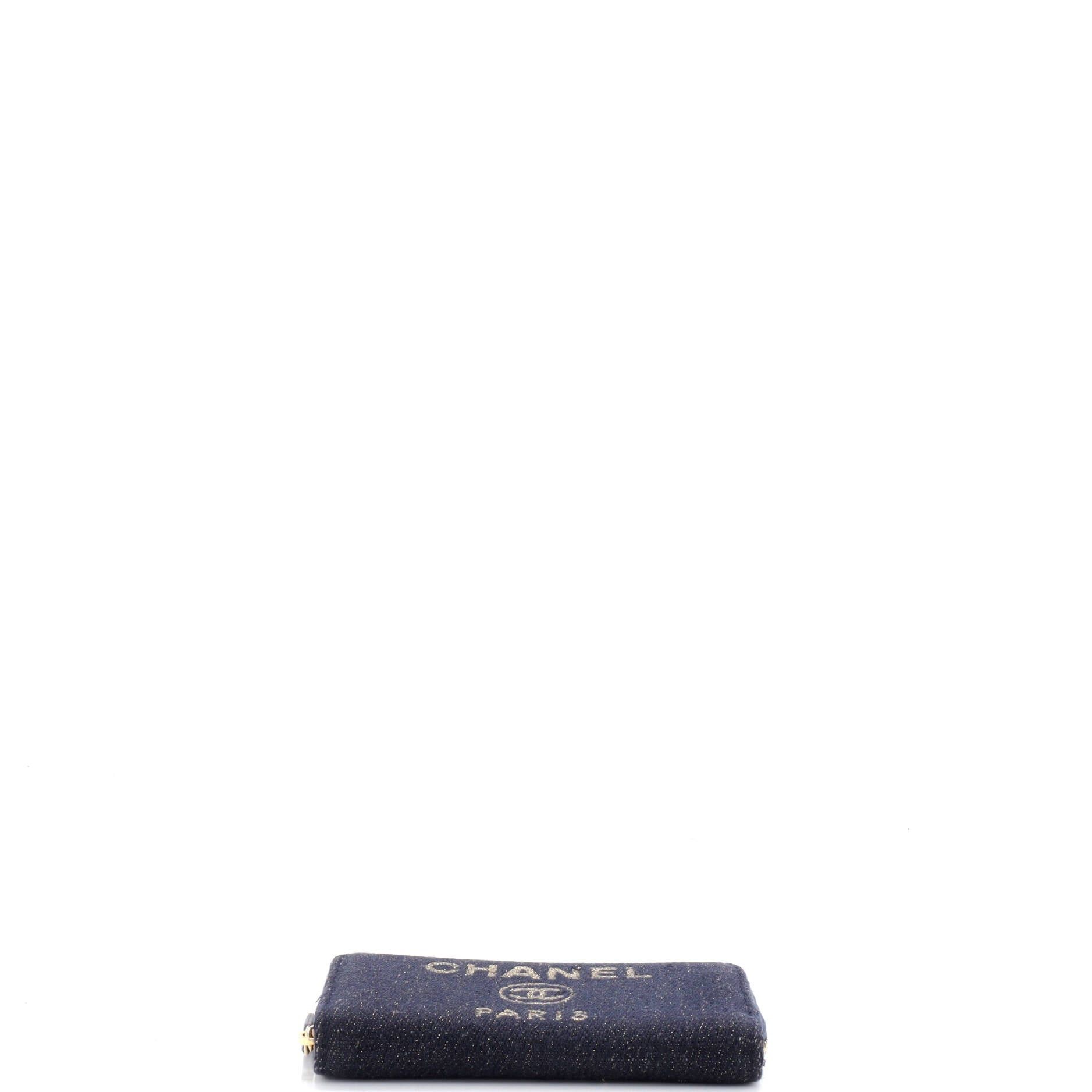 Chanel Deauville Zip Around Wallet Size ONE SIZE - 4 Thumbnail
