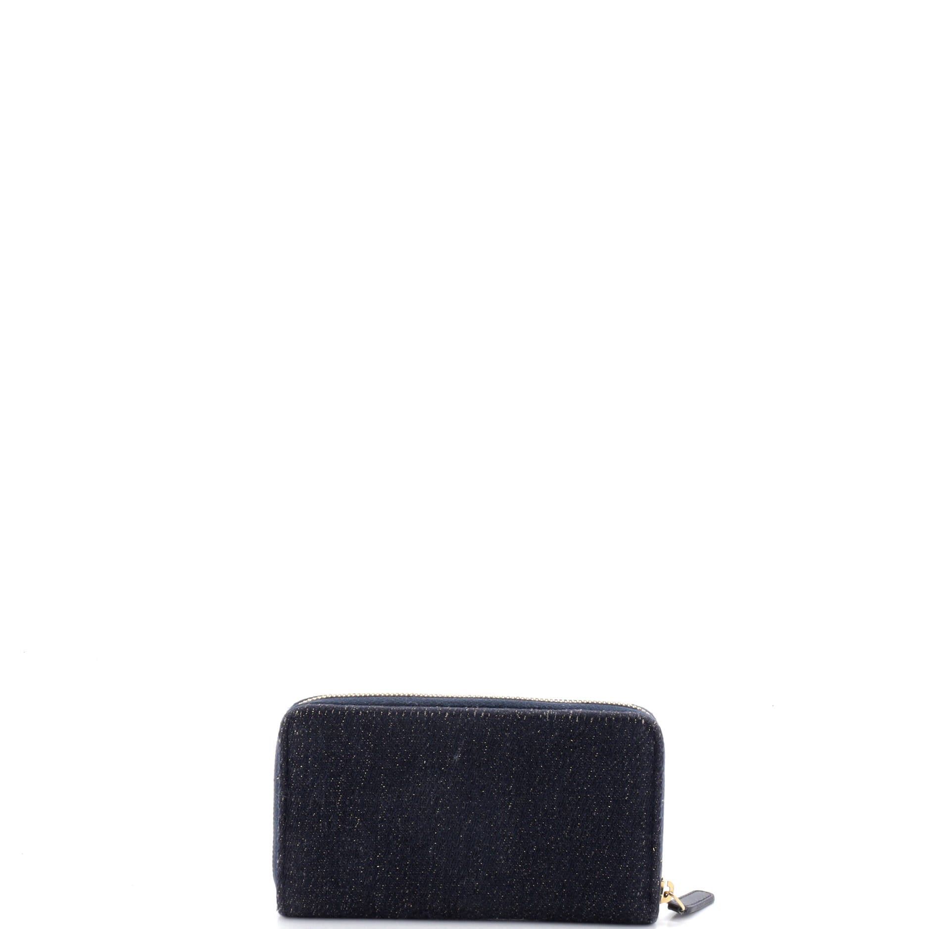 Chanel Deauville Zip Around Wallet Size ONE SIZE - 3 Thumbnail