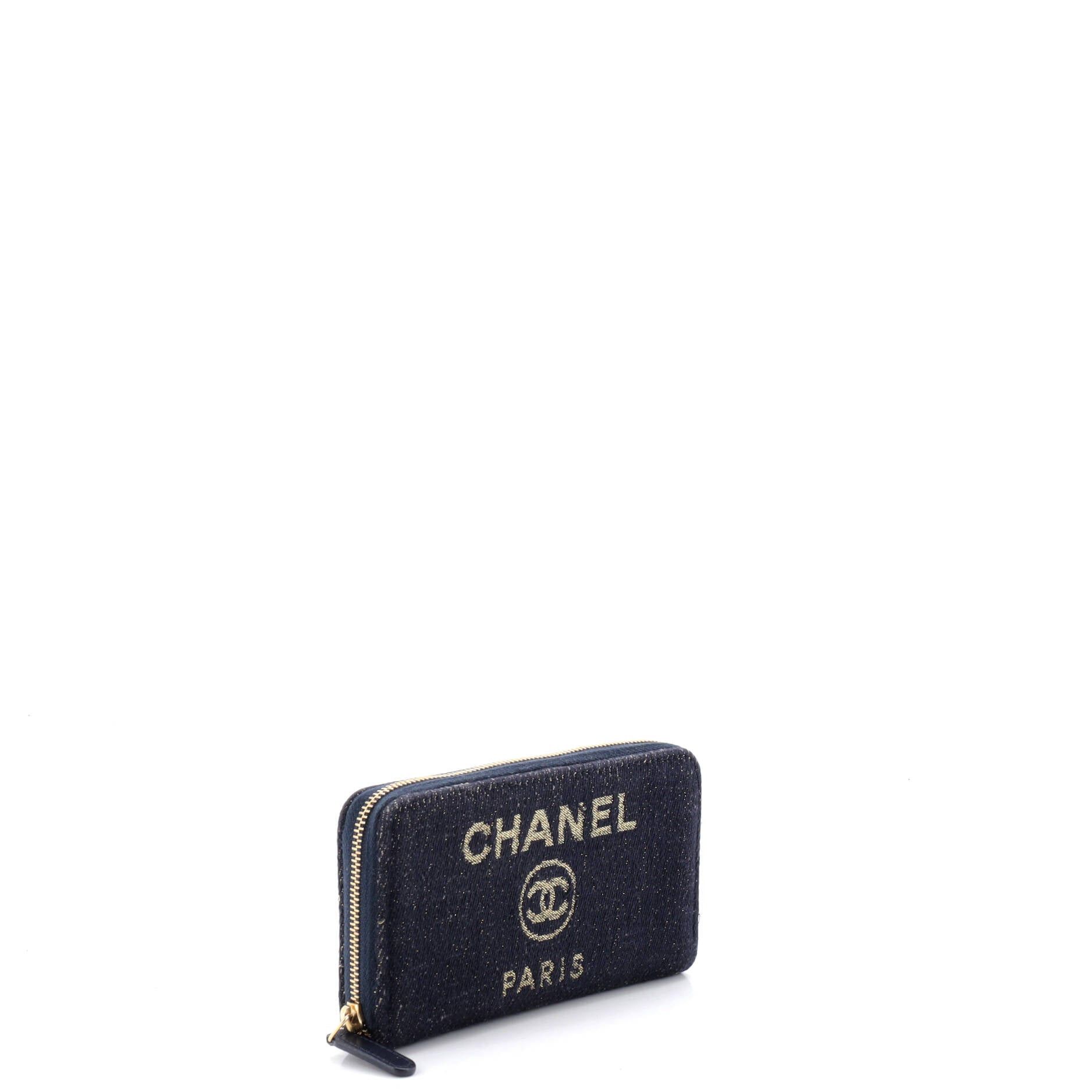 Chanel Deauville Zip Around Wallet Size ONE SIZE - 2 Thumbnail