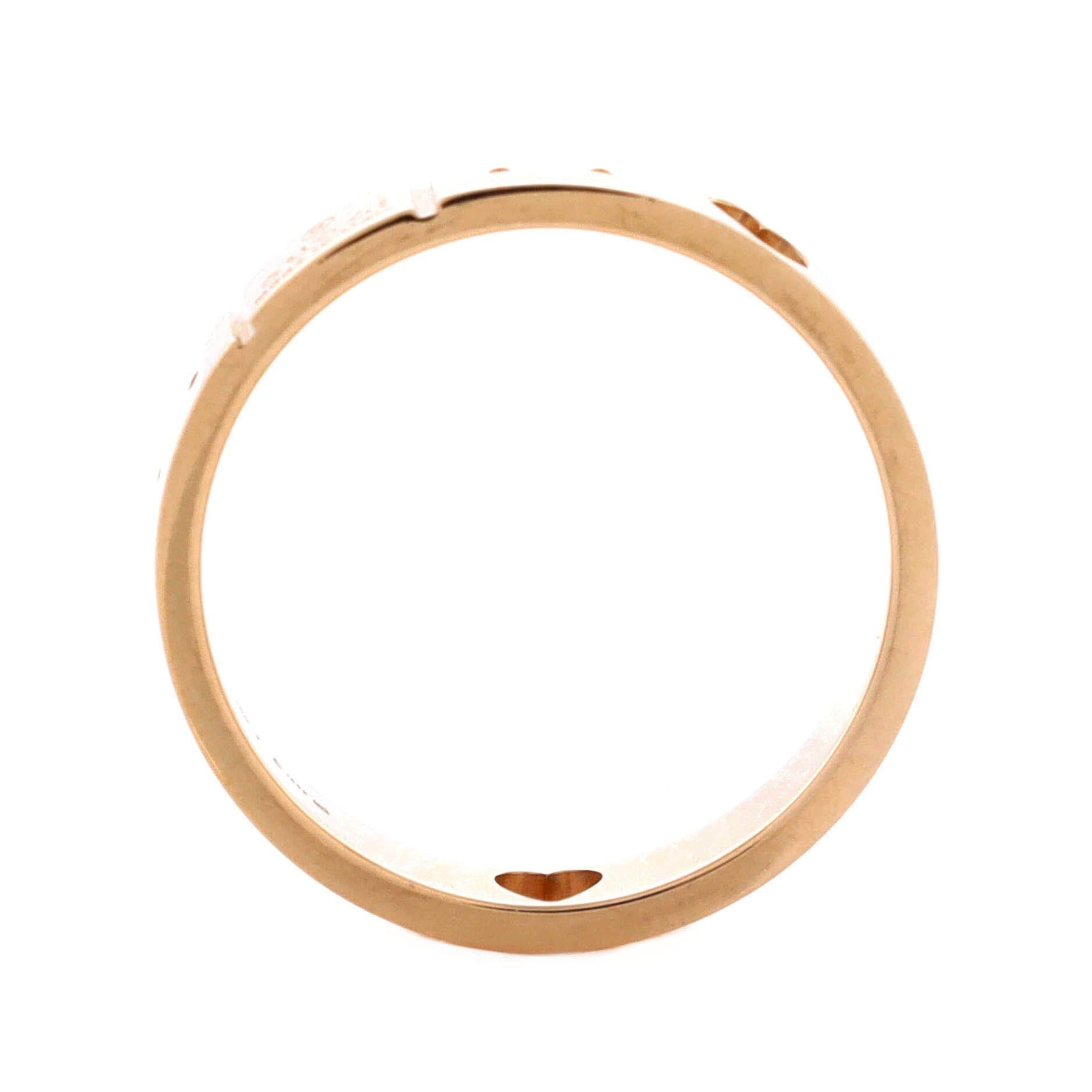 Gucci Icon Heart Band Ring Size ONE SIZE - 2 Thumbnail