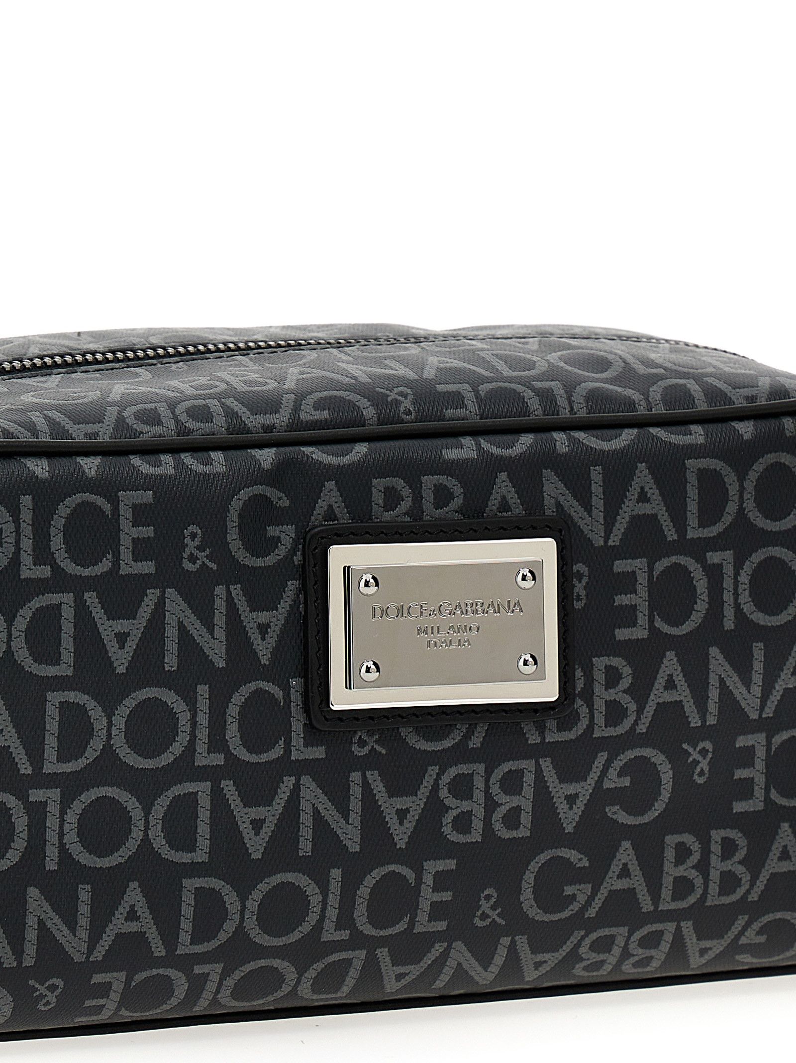 Dolce & Gabbana Leather Toiletry Bag Size ONE SIZE - 3 Thumbnail