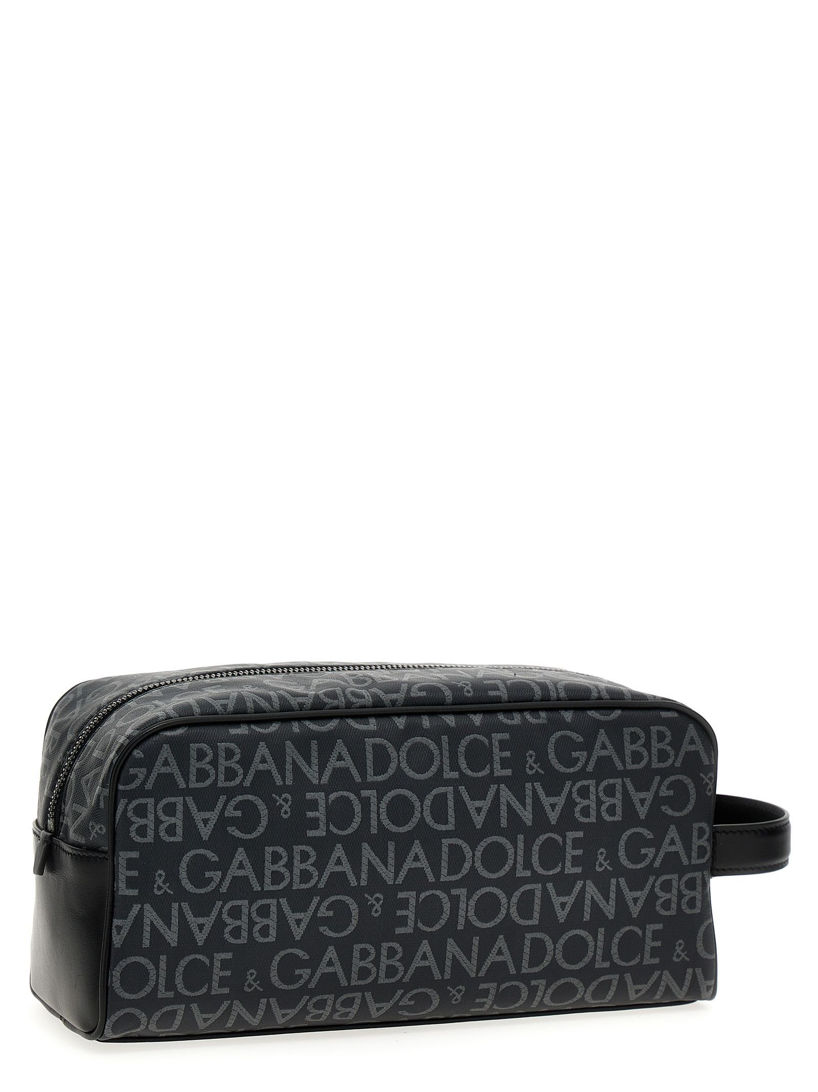 Dolce & Gabbana Leather Toiletry Bag Size ONE SIZE - 2 Thumbnail