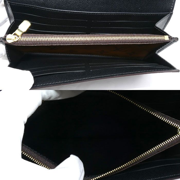 Louis Vuitton Louis Vuitton Louis Vuitton Portefeuille Sarah Monogram Giant Reverse Wallet Textile Long Wallet M80726 DUTY FREE for USA Size ONE SIZE - 4 Thumbnail