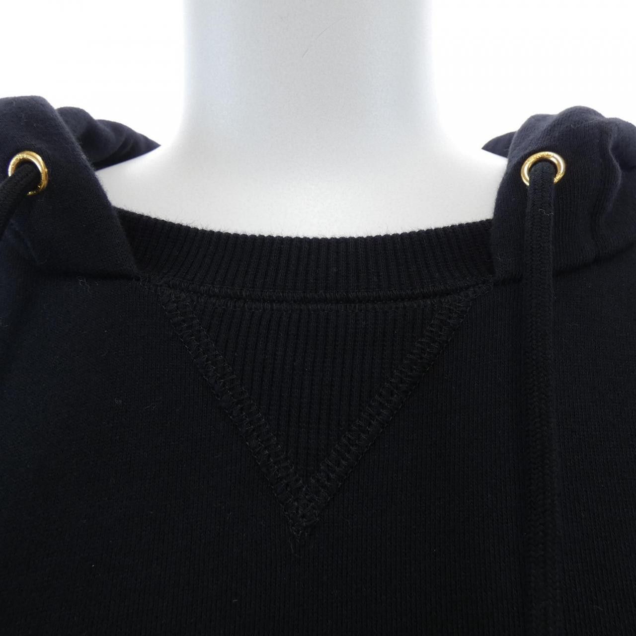 Celine Celine CELINE Oversized Hoodie Cotton Sweatshirt Textile Sweatshirts & Hoodies 2Y70F670Q DUTY FREE for USA Size ONE SIZE - 5 Thumbnail