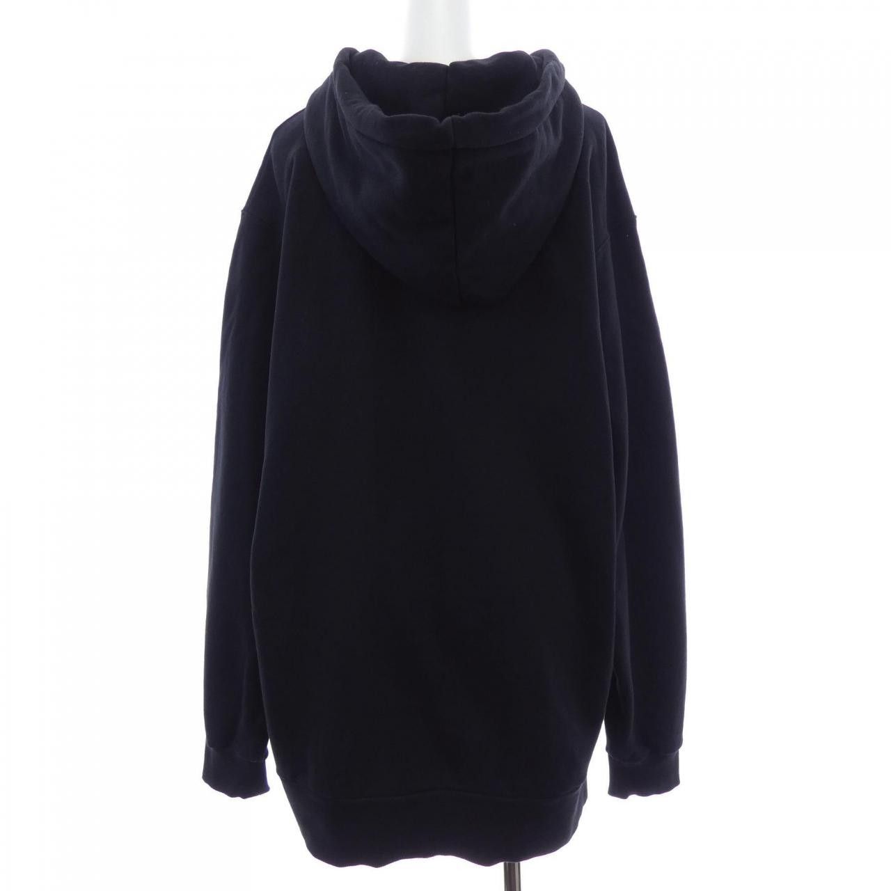 Celine Celine CELINE Oversized Hoodie Cotton Sweatshirt Textile Sweatshirts & Hoodies 2Y70F670Q DUTY FREE for USA Size ONE SIZE - 2 Thumbnail