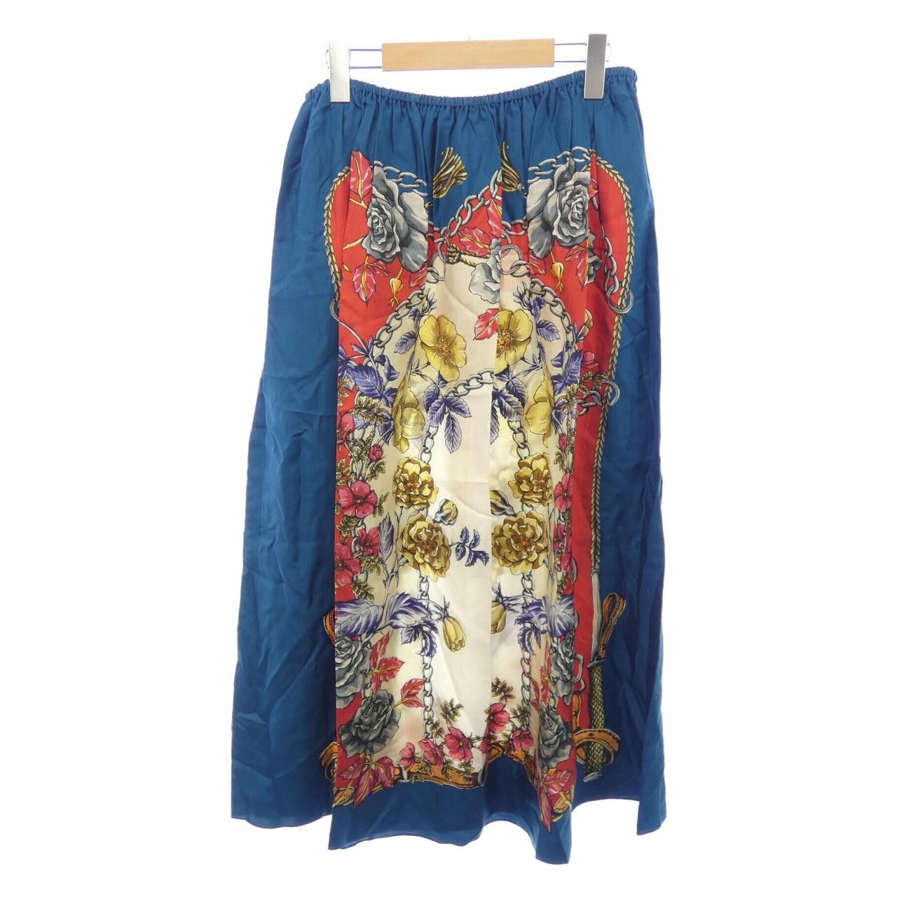 Gucci Gucci Gucci Silk Skirt Textile Skirts 544187ZLQ53 DUTY FREE for USA Size ONE SIZE - 2 Thumbnail