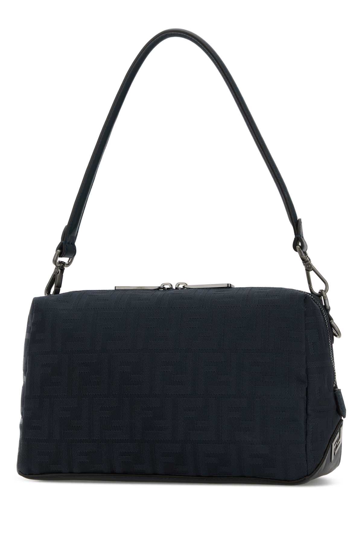 Fendi Midnight Blue Canvas Lui Medium Shoulder Bag Size ONE SIZE - 2 Thumbnail