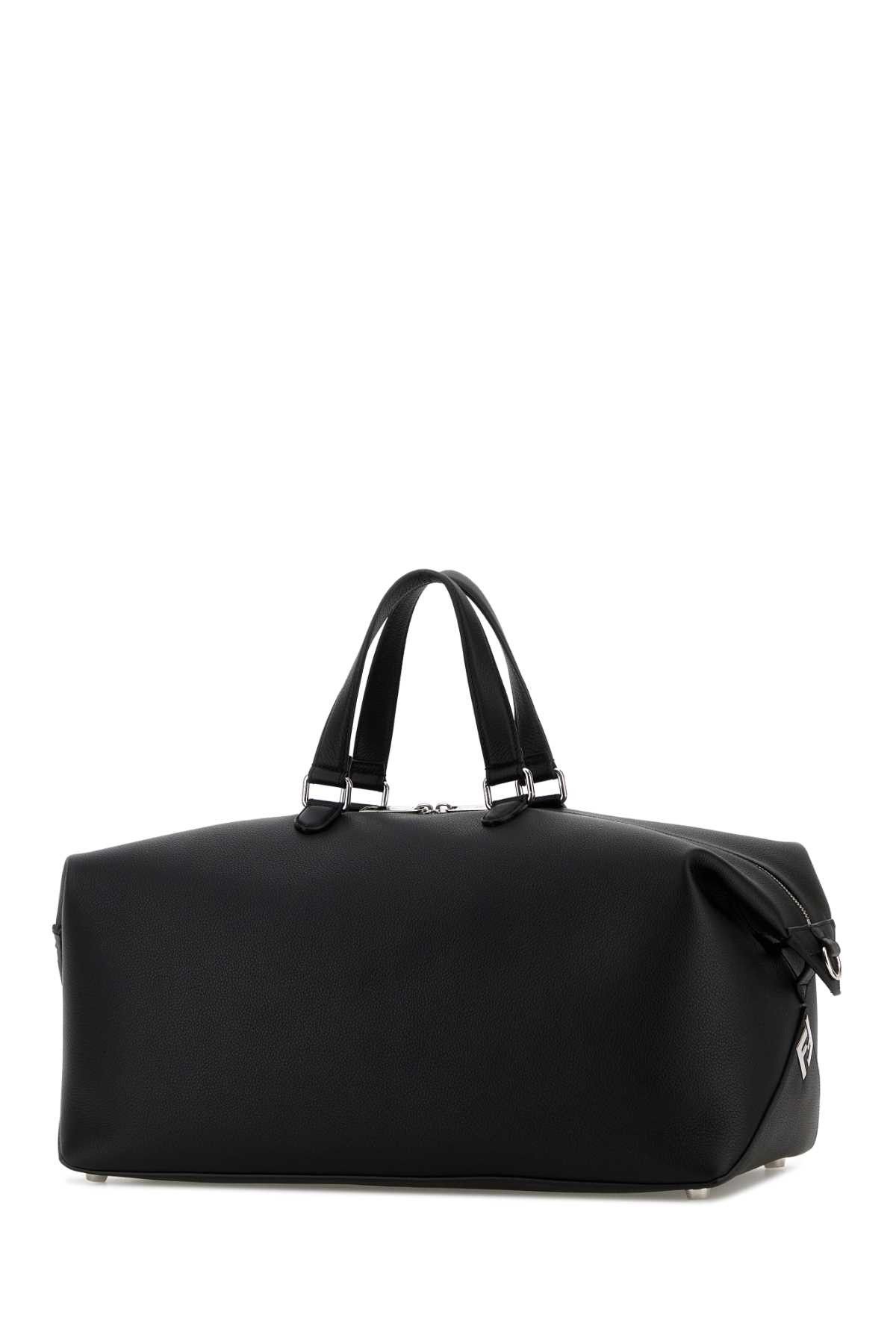 Fendi Black Leather Fendi Lui 45 Travel Bag Size ONE SIZE - 2 Thumbnail
