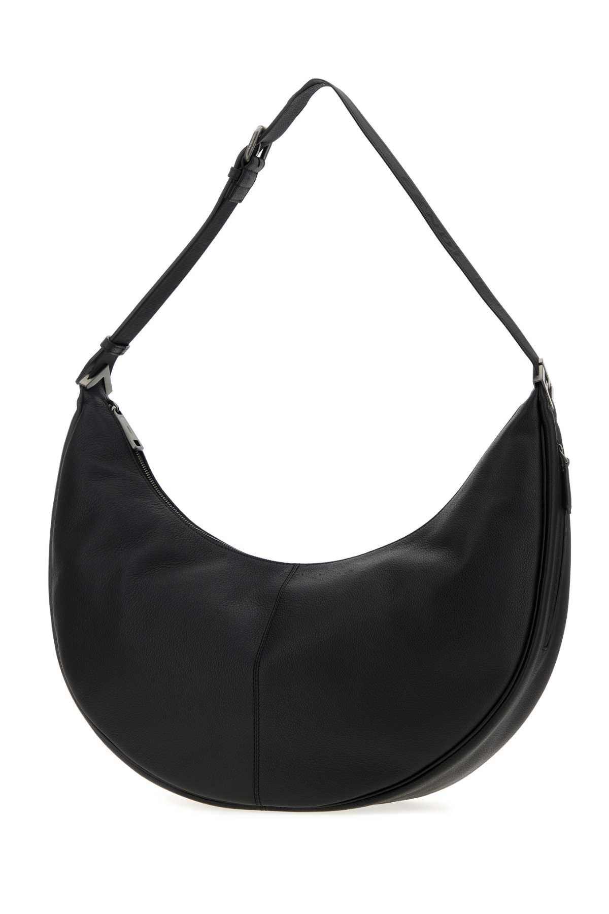 Fendi Black Leather Shopping Bag Size ONE SIZE - 2 Thumbnail