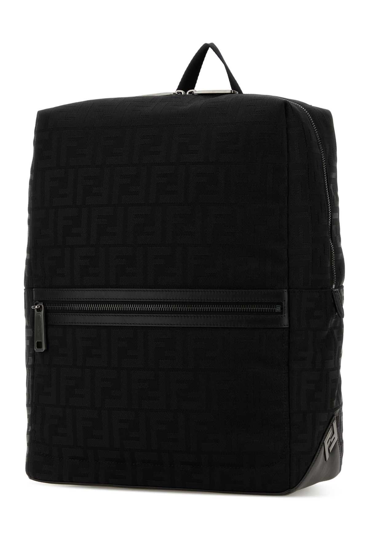 Fendi Black Canvas Fendi Lui Backpack Size ONE SIZE - 2 Thumbnail
