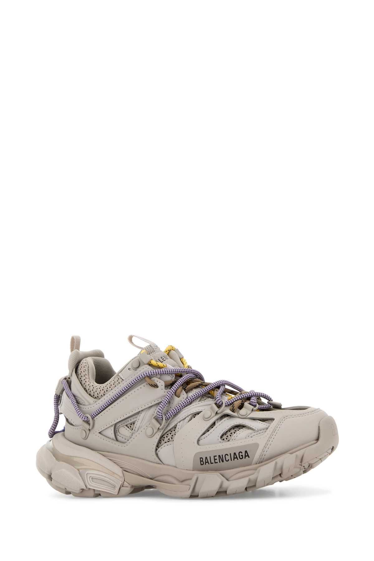 Balenciaga Grey Mesh And Rubber Track Trail Laces Sneakers Size US 8 / IT 38 - 2 Thumbnail