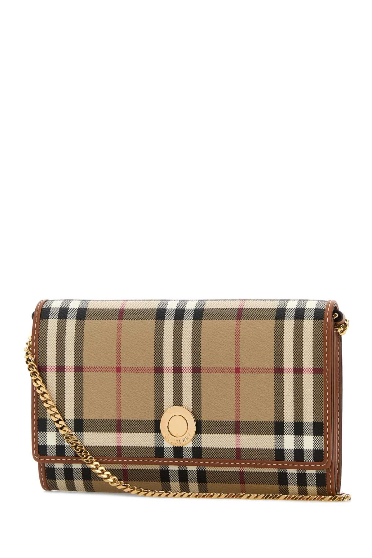 Burberry Printed Canvas Check Wallet Size ONE SIZE - 2 Thumbnail
