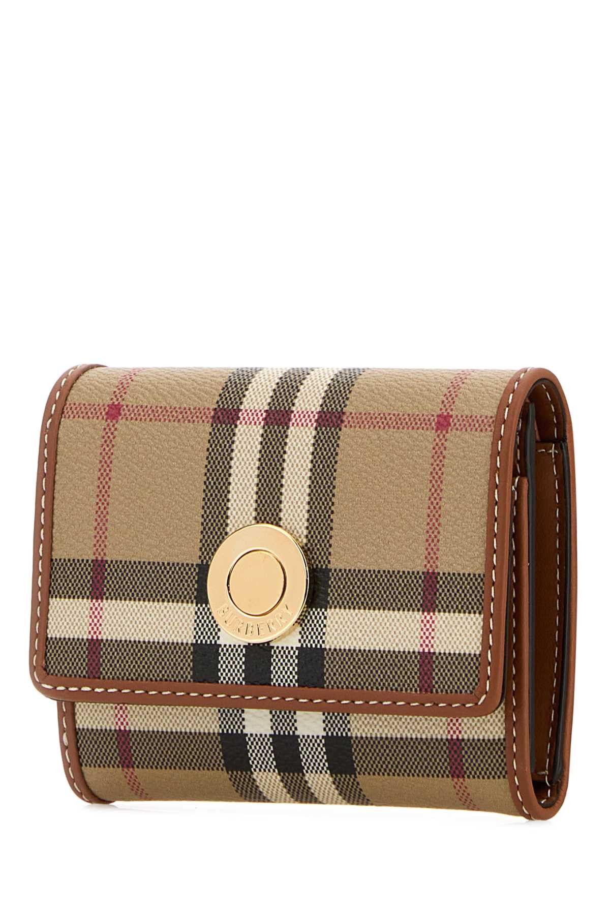 Burberry Printed Canvas Small Check Wallet Size ONE SIZE - 2 Thumbnail