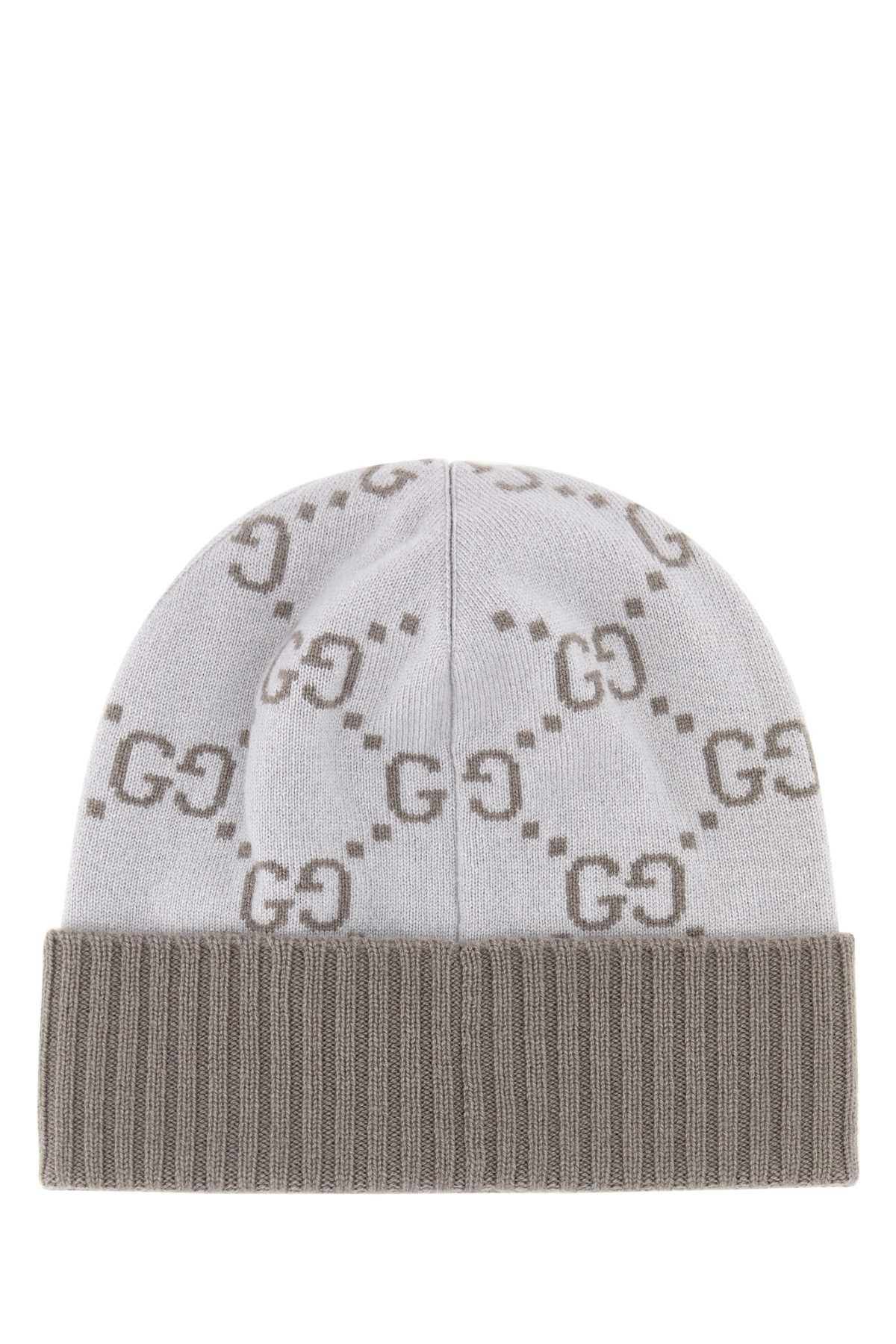 Gucci Embroidered Cashmere Beanie Hat Size ONE SIZE - 2 Thumbnail