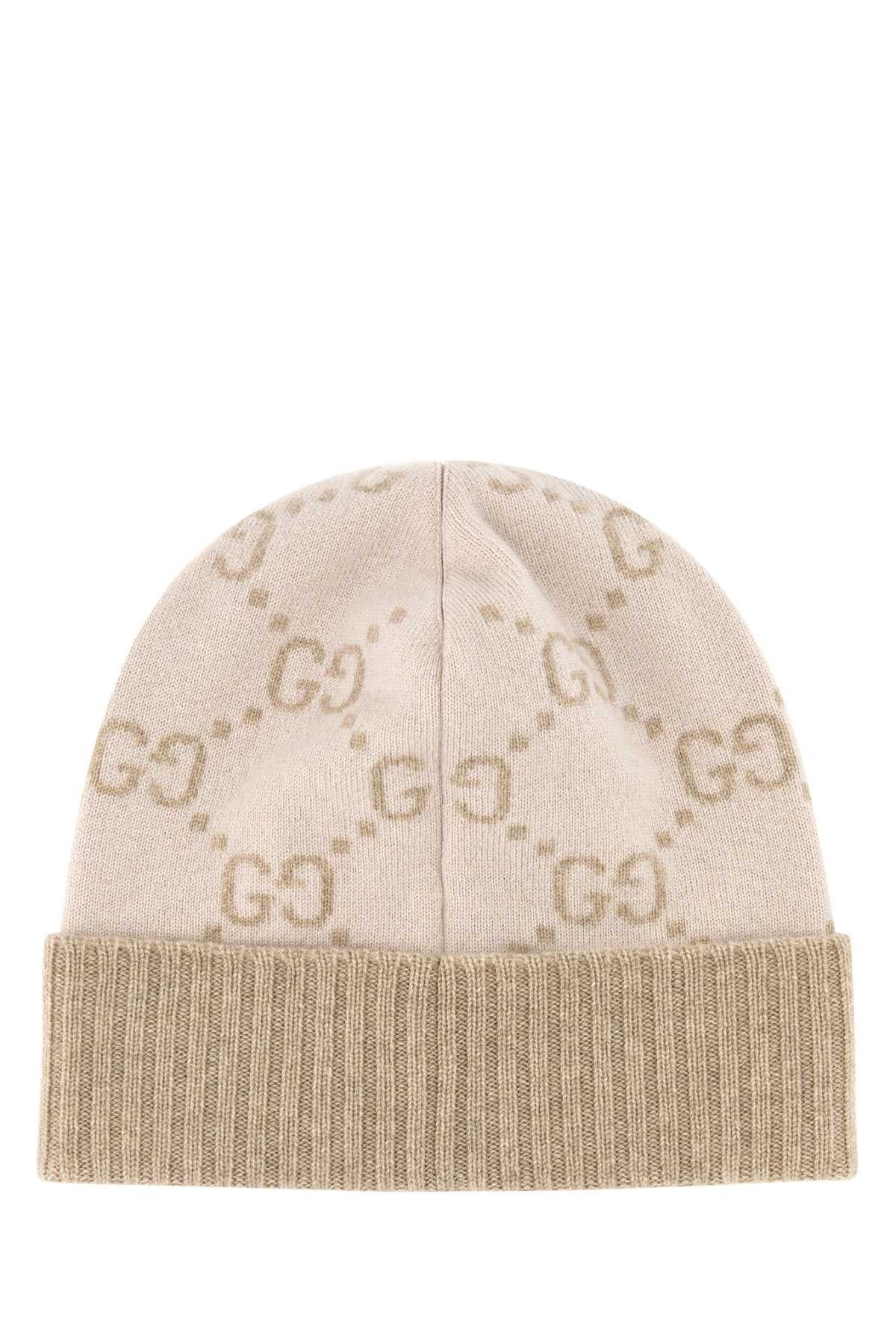 Gucci Embroidered Cashmere Beanie Hat Size ONE SIZE - 2 Thumbnail