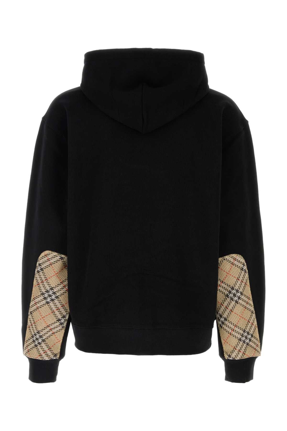 Burberry Black Cotton Oversize Sweatshirt Size US M / EU 48-50 / 2 - 2 Thumbnail