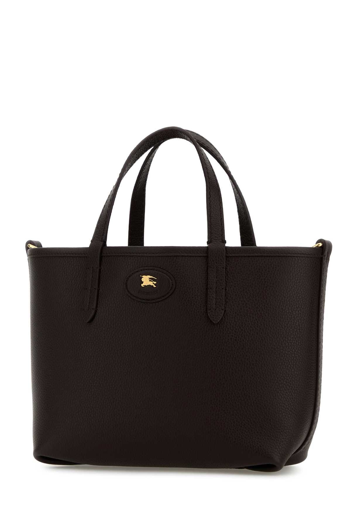 Burberry Dark Brown Mini Bloomsbury Reversible Handbag Size ONE SIZE - 2 Thumbnail