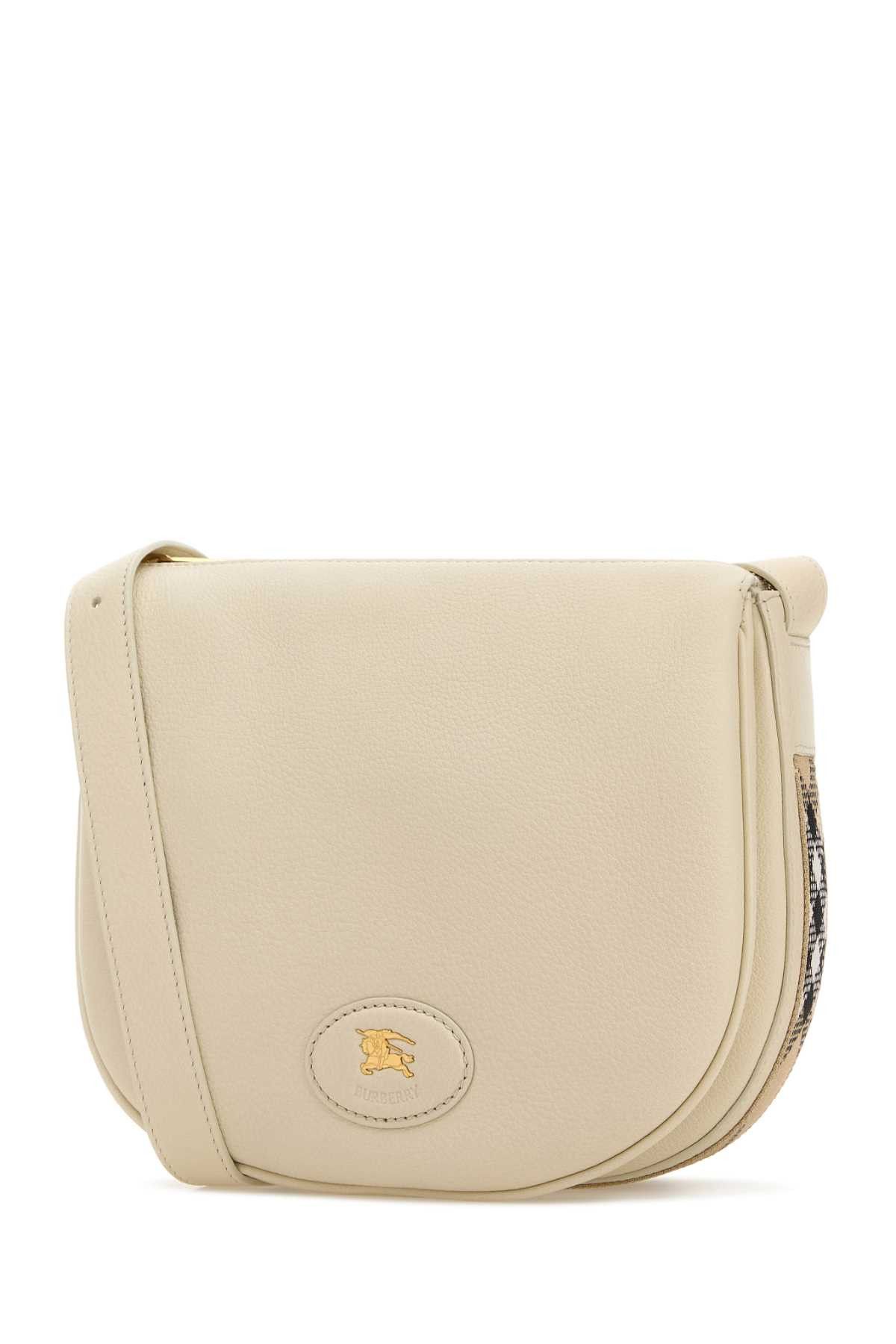 Burberry Ivory Leather Tavistock Crossbody Bag Size ONE SIZE - 2 Thumbnail