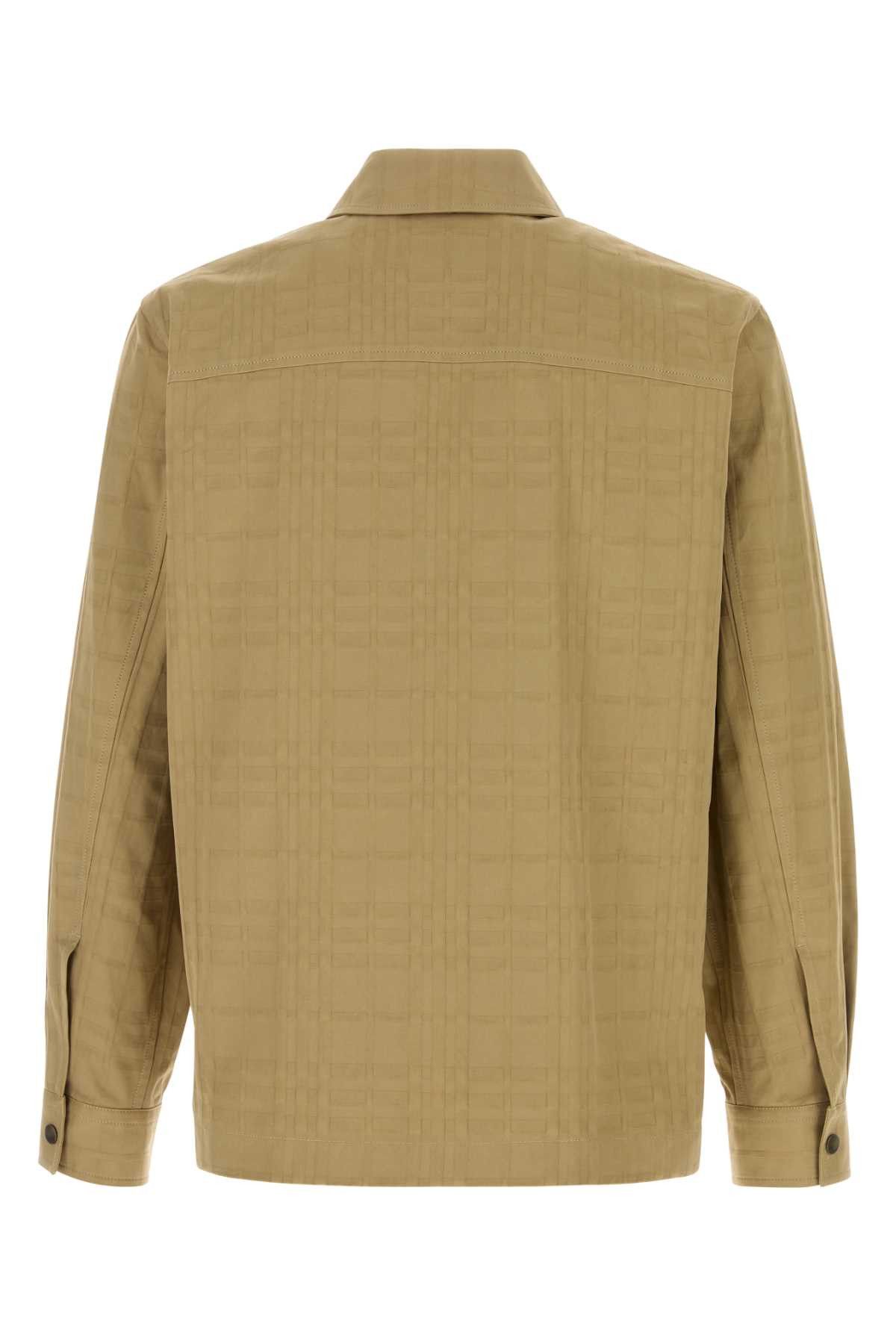 Burberry Beige Cotton Shirt Size US L / EU 52-54 / 3 - 2 Thumbnail