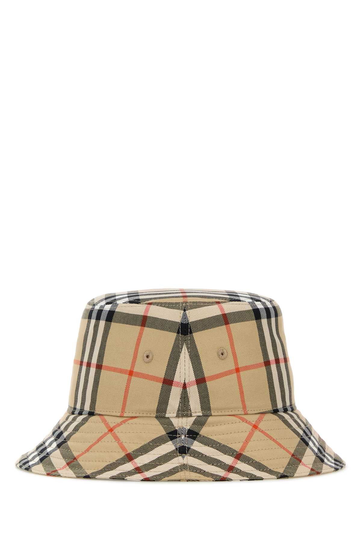 Burberry Embroidered Canvas Bucket Hat Size ONE SIZE - 2 Thumbnail