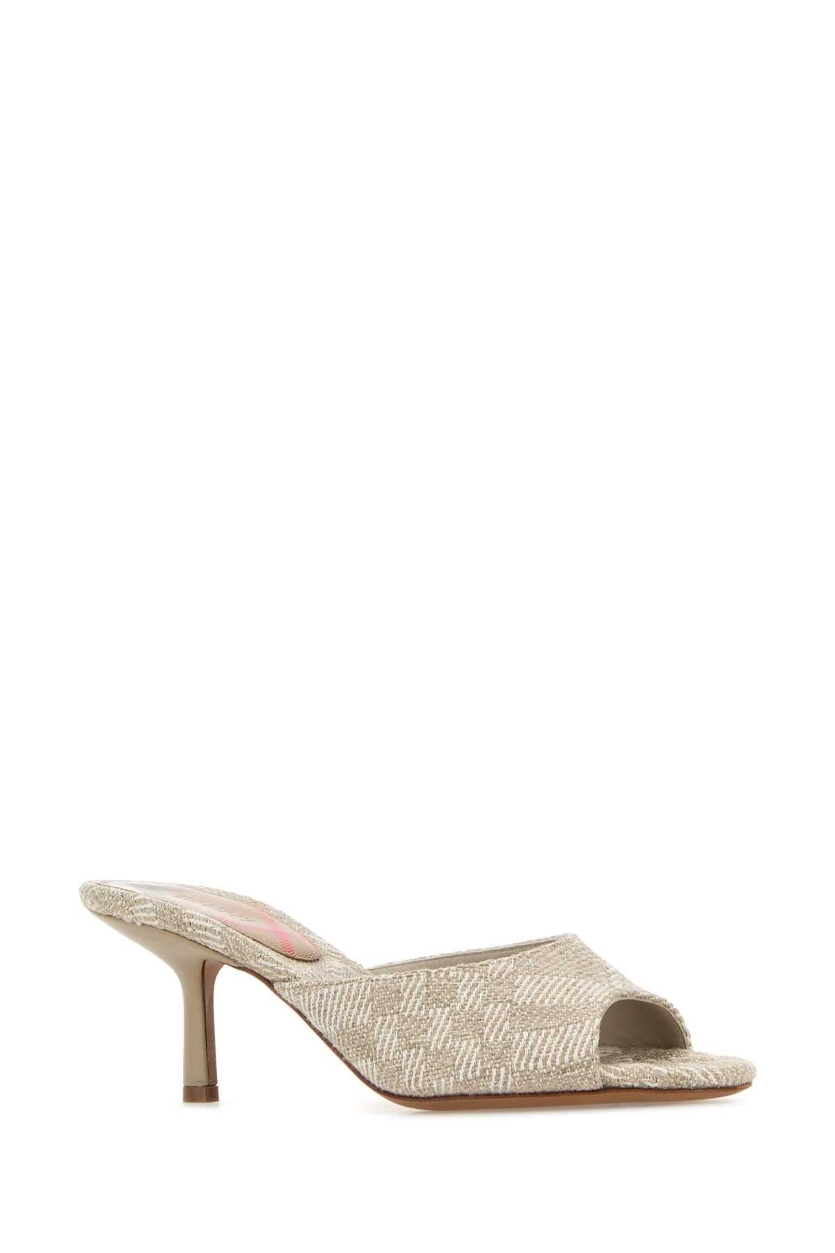 Burberry Embroidered Fabric Mules Size US 11 / IT 41 - 2 Thumbnail