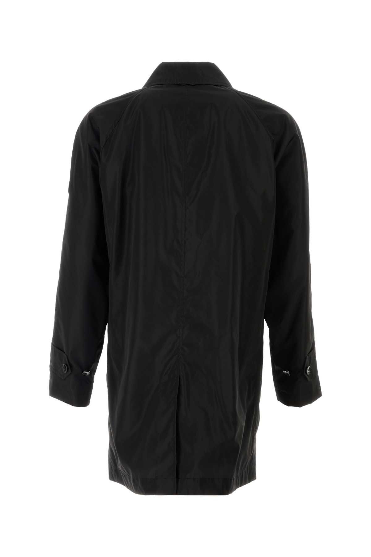 Burberry Black Nylon Ridgewood Trench Coat Size US M / EU 48-50 / 2 - 2 Thumbnail