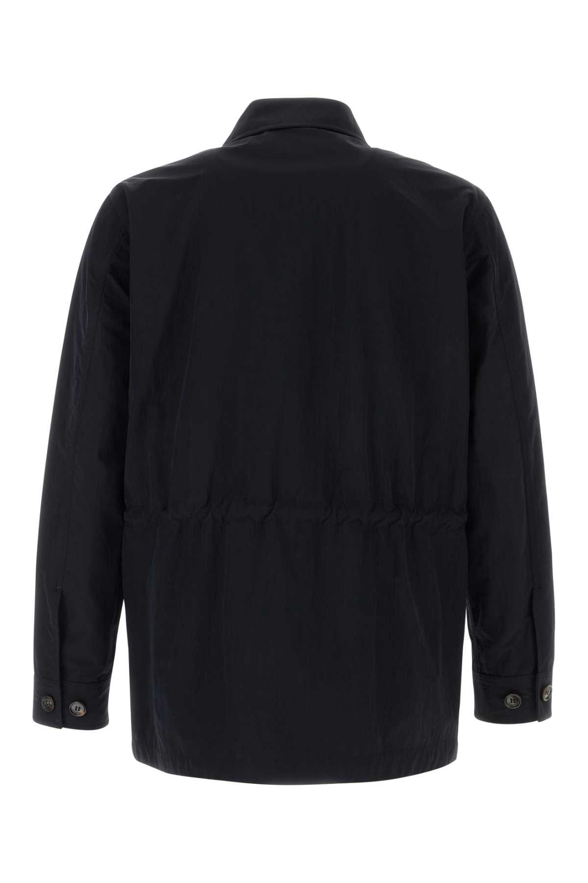 Burberry Midnight Blue Nylon Jacket Size US M / EU 48-50 / 2 - 2 Thumbnail