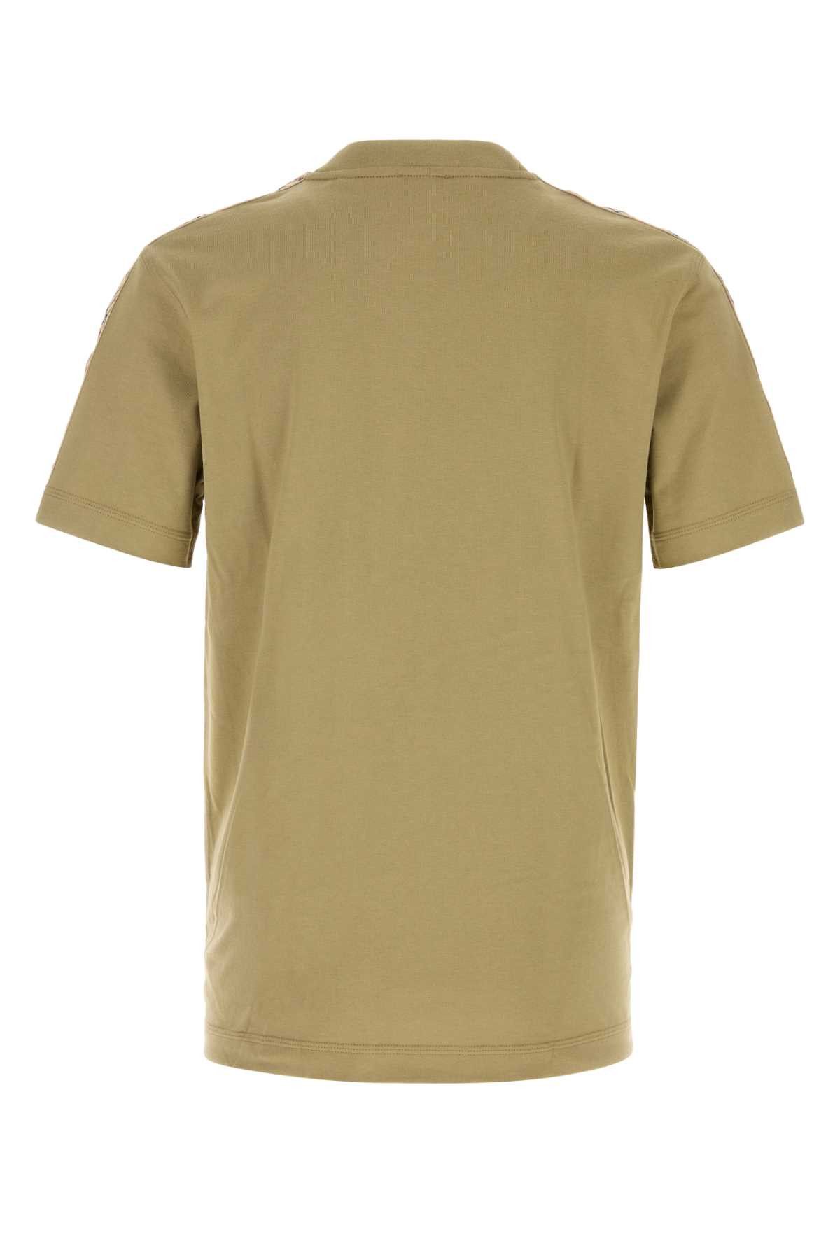 Burberry Khaki Cotton T-Shirt Size US S / EU 44-46 / 1 - 2 Thumbnail