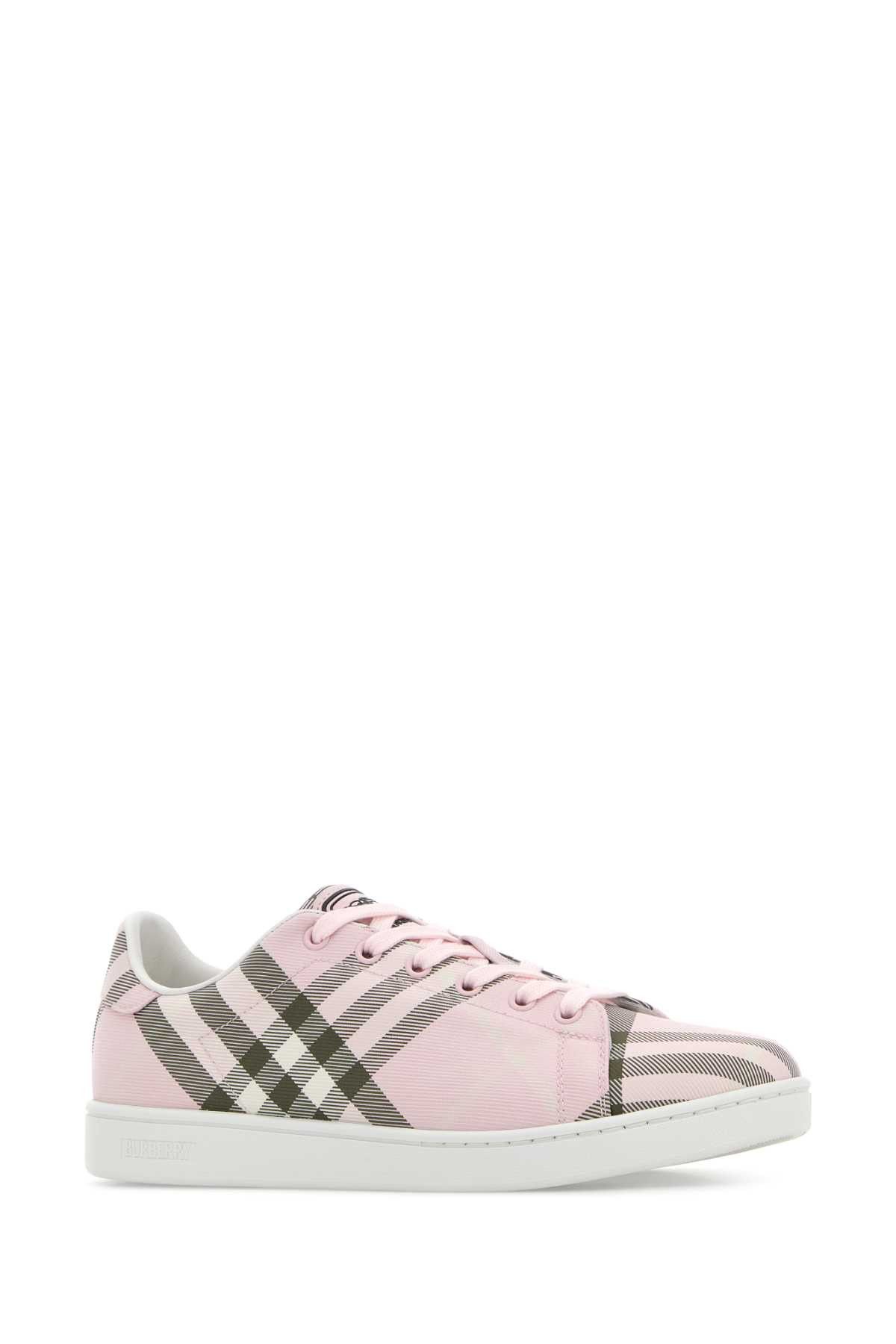 Burberry Embroidered Canvas Sneakers Size US 7 / IT 37 - 2 Thumbnail